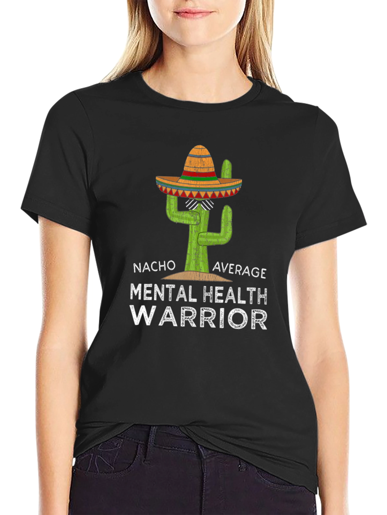 Nacho Average Mental Health Warrior T-Shirt - 2