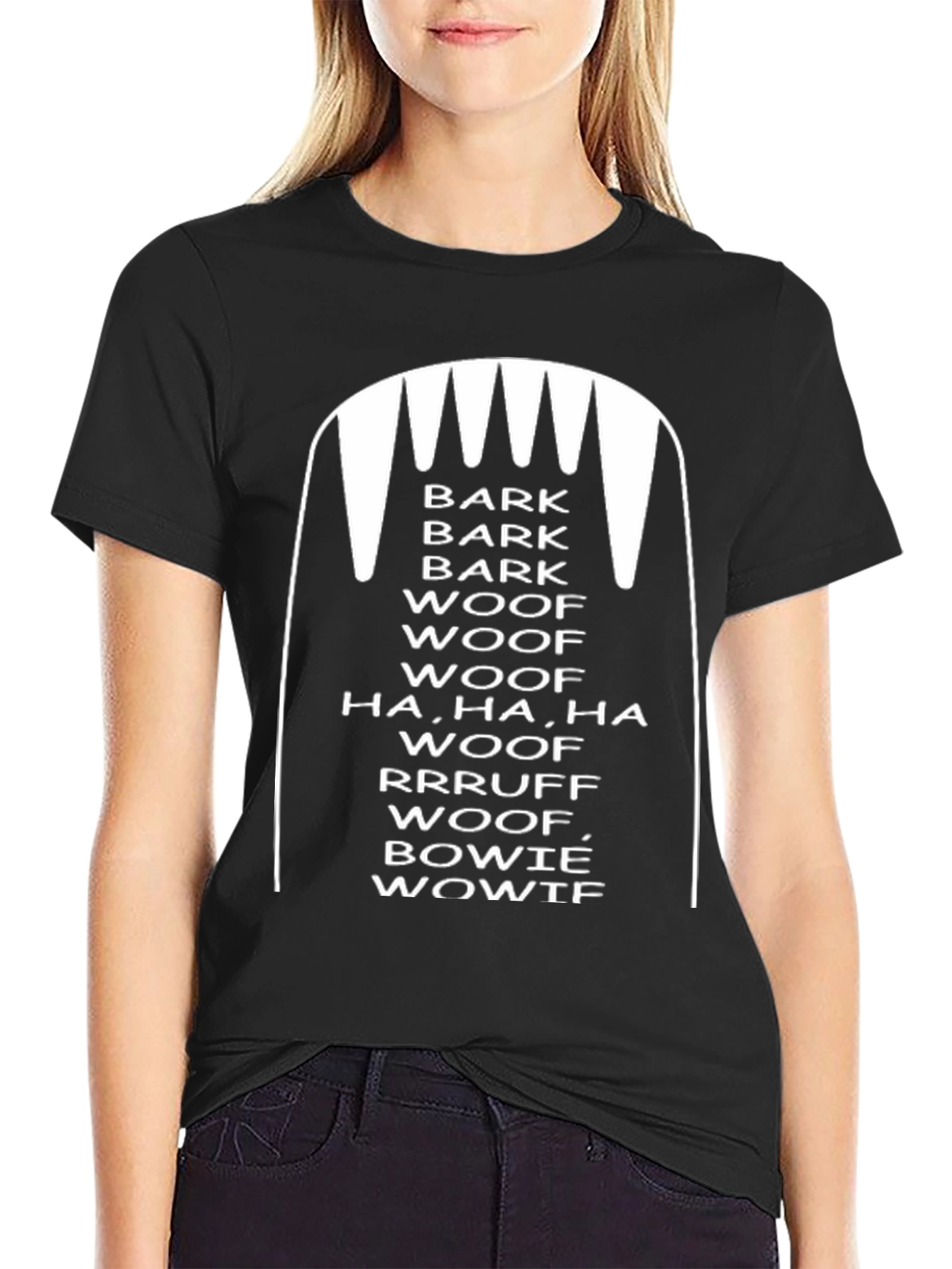 Black Dog Sounds T-Shirt - Bowie WOWTF view 2