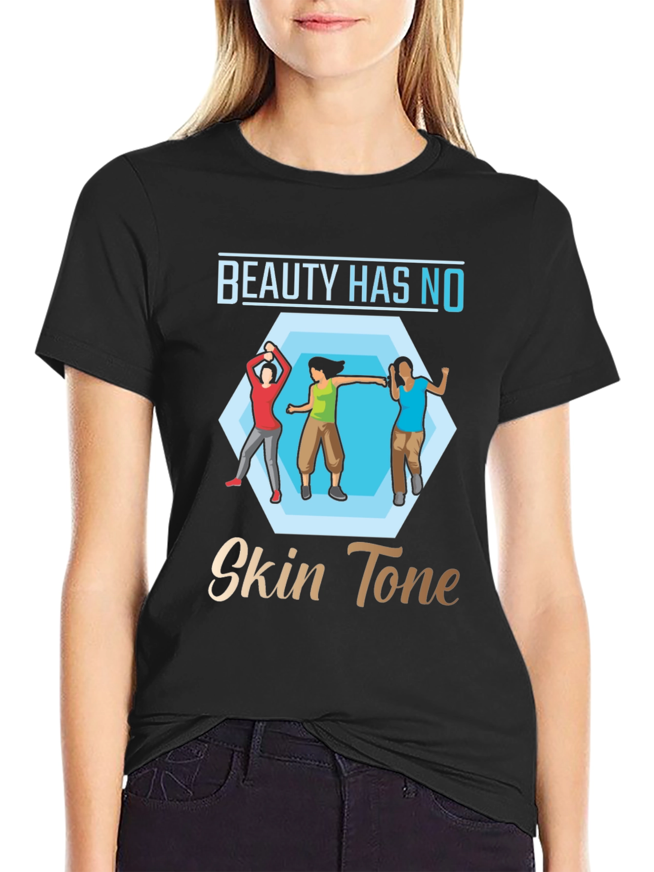 Black Beauty Has No Skin Tone Graphic T-Shirt view 2