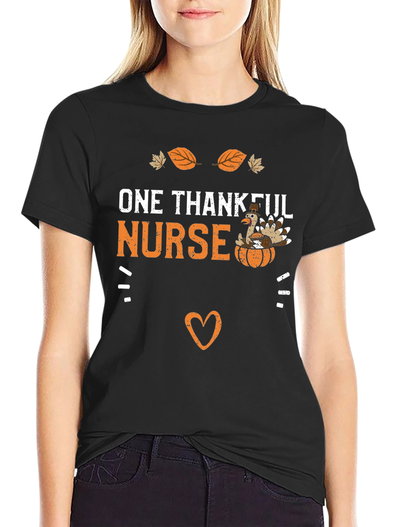 One Thankful Nurse Thanksgiving T-Shirt - 2