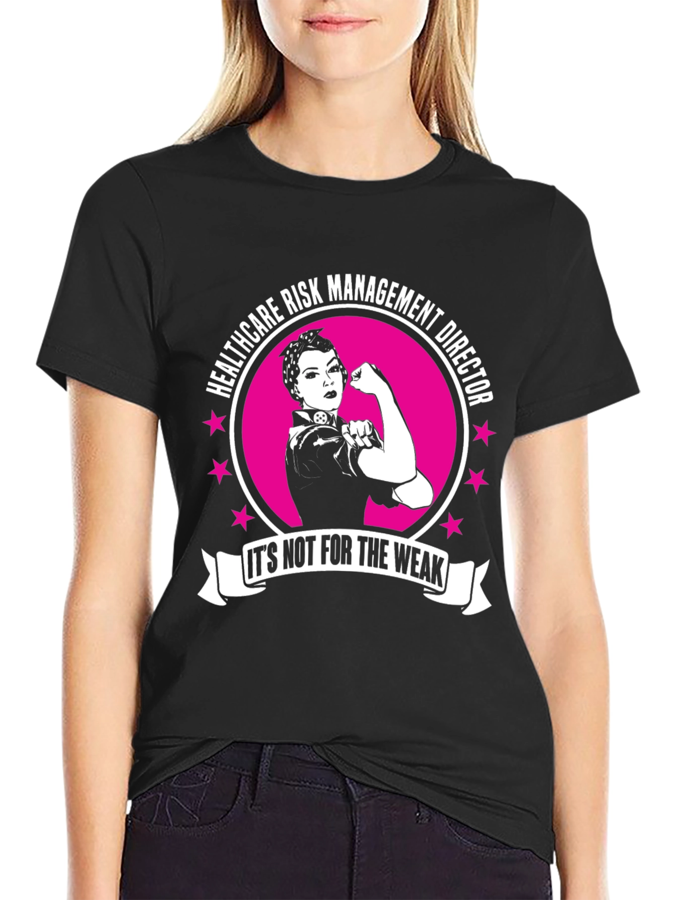 Black Healthcare Risk Management Director T-Shirt view 2