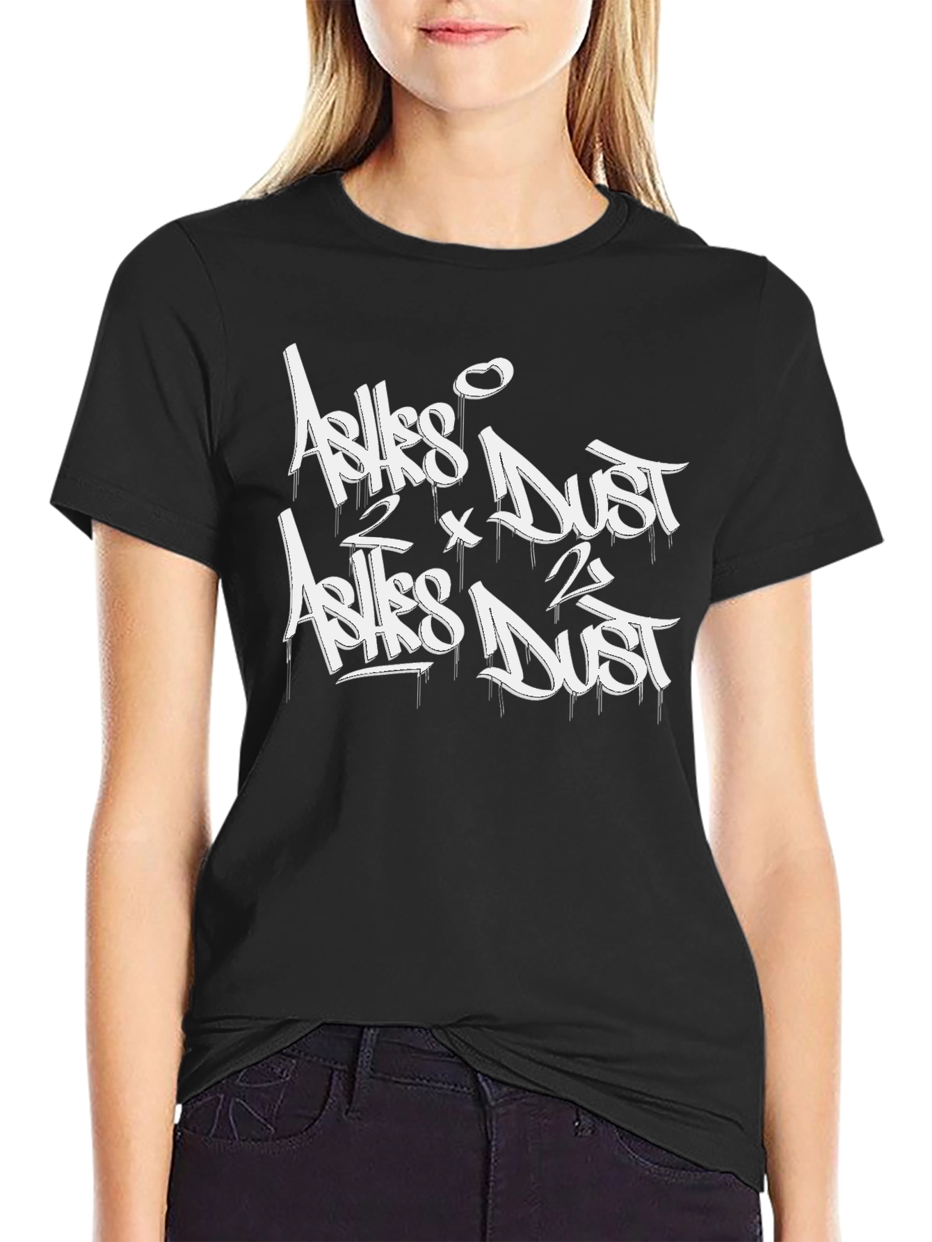 Black Ashes 2 Dust Graphic Tee - Black view 2