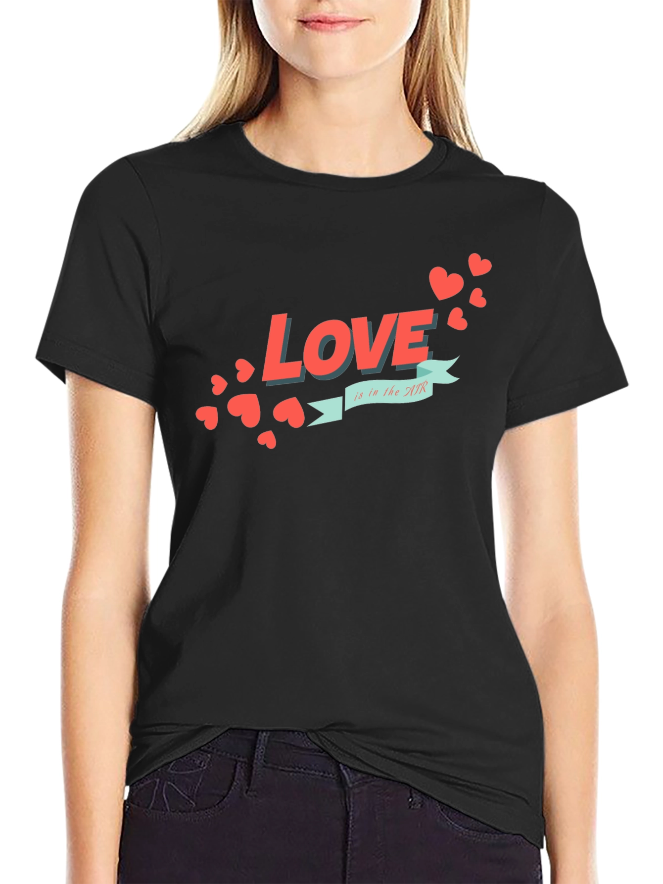 Black Love is in the Air Graphic Tee view 2