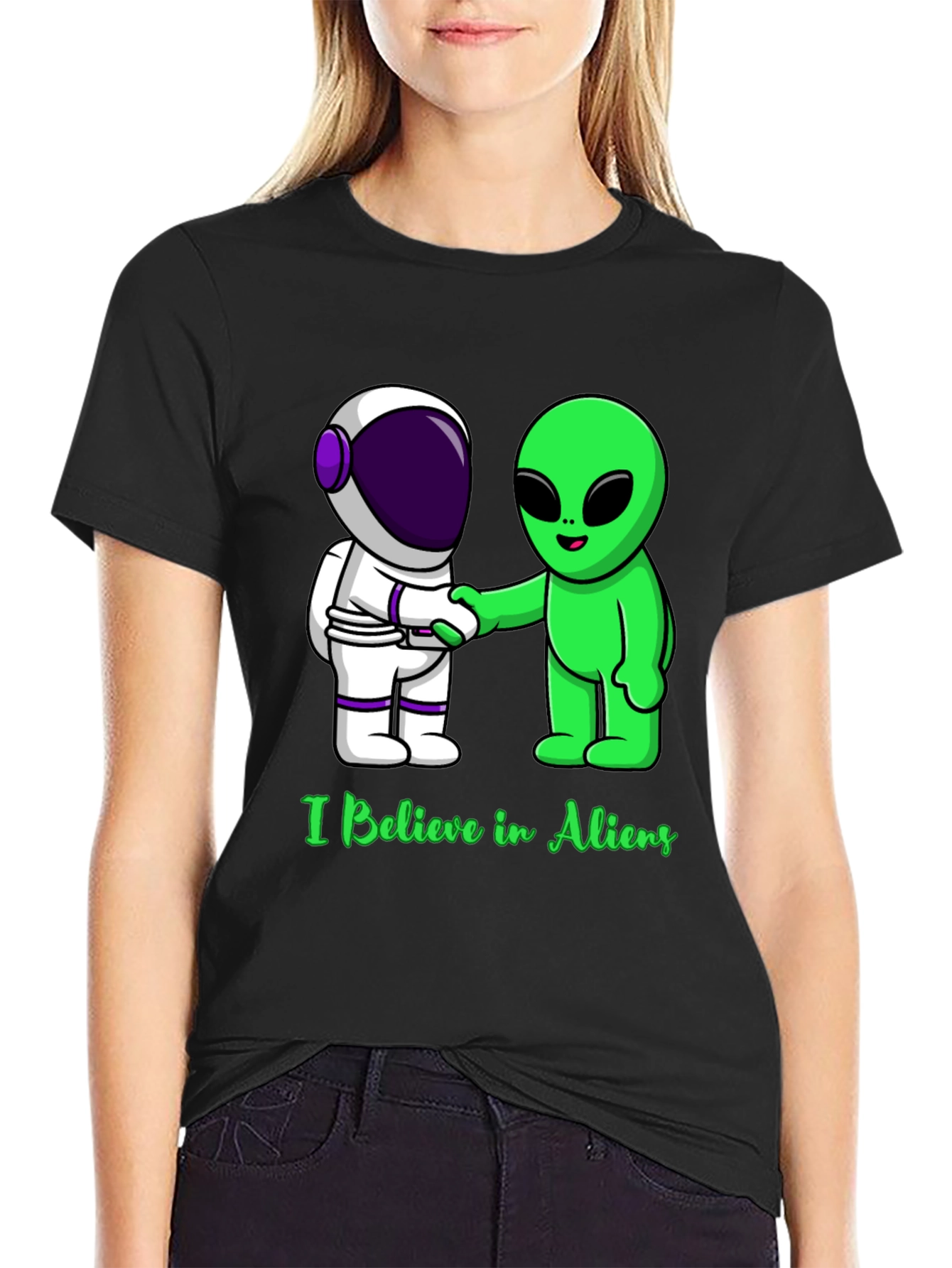 I Believe in Aliens Graphic T-Shirt - 2