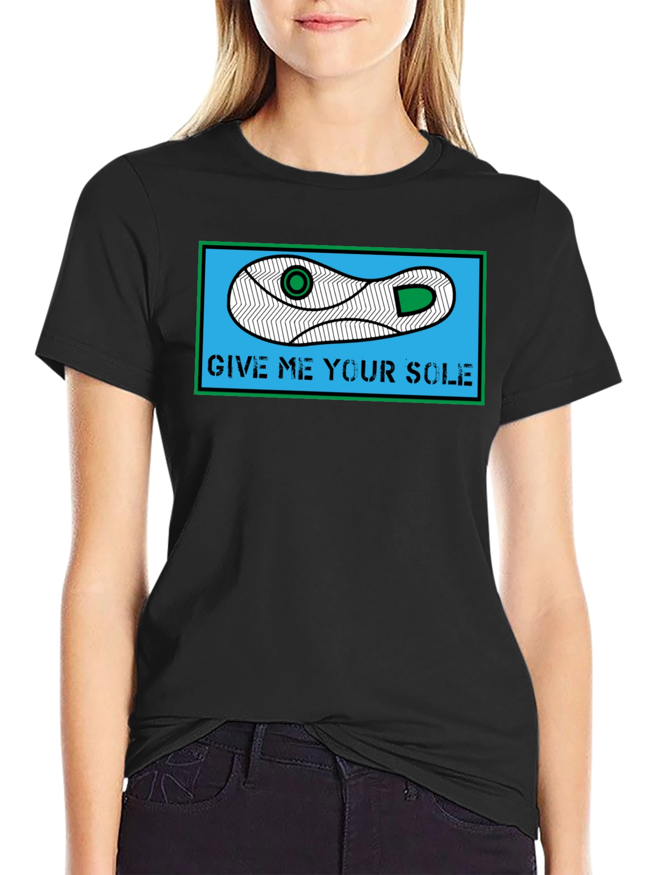 Give Me Your Sole T-Shirt - Funny Shoe Pun Tee - 2