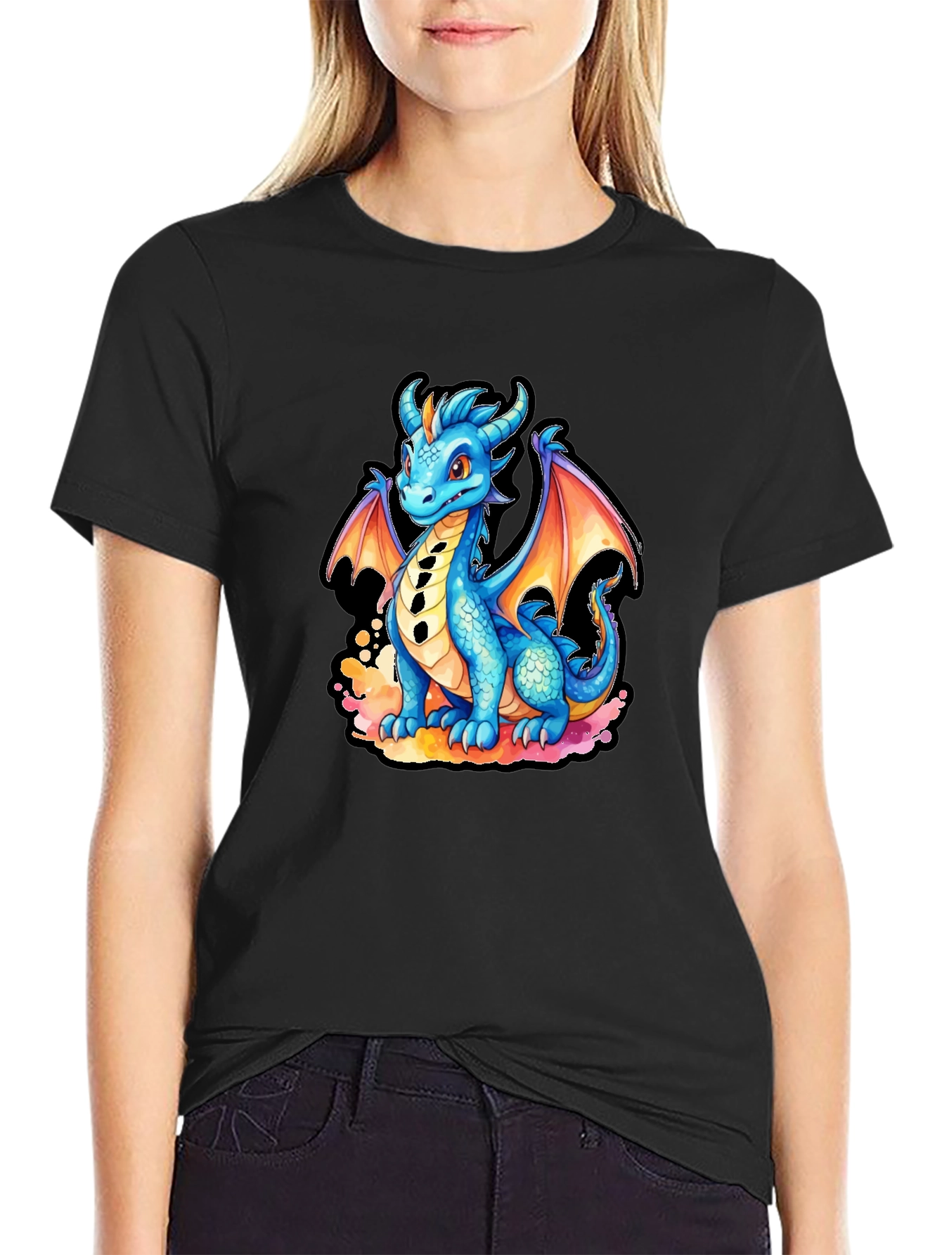 Black Dragon Graphic Tee view 2