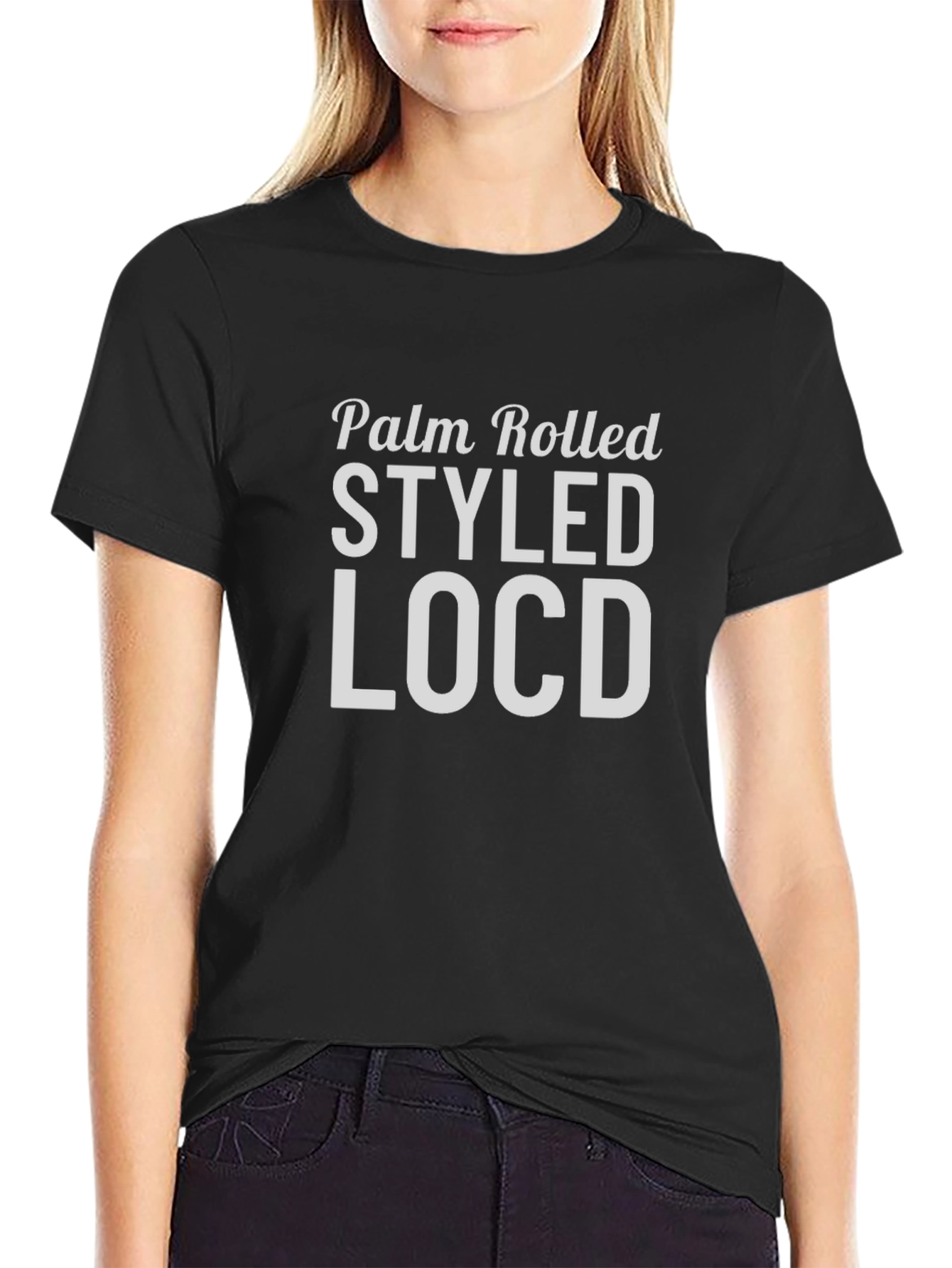 Palm Rolled Styled Locd Graphic T-Shirt - 2