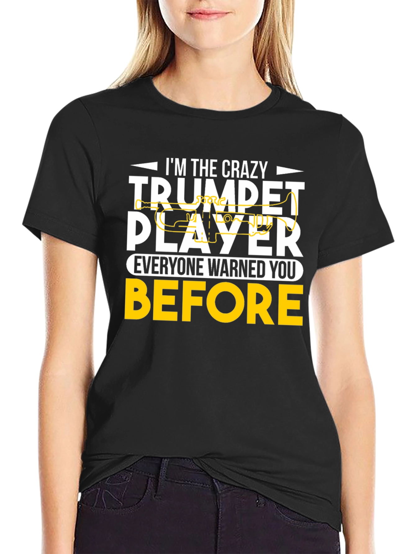 Crazy Trumpet Player Graphic Tee - 2