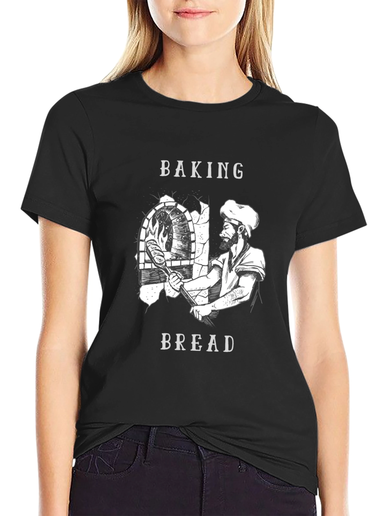 Baking Bread Graphic T-Shirt - Baker's Tee - 2