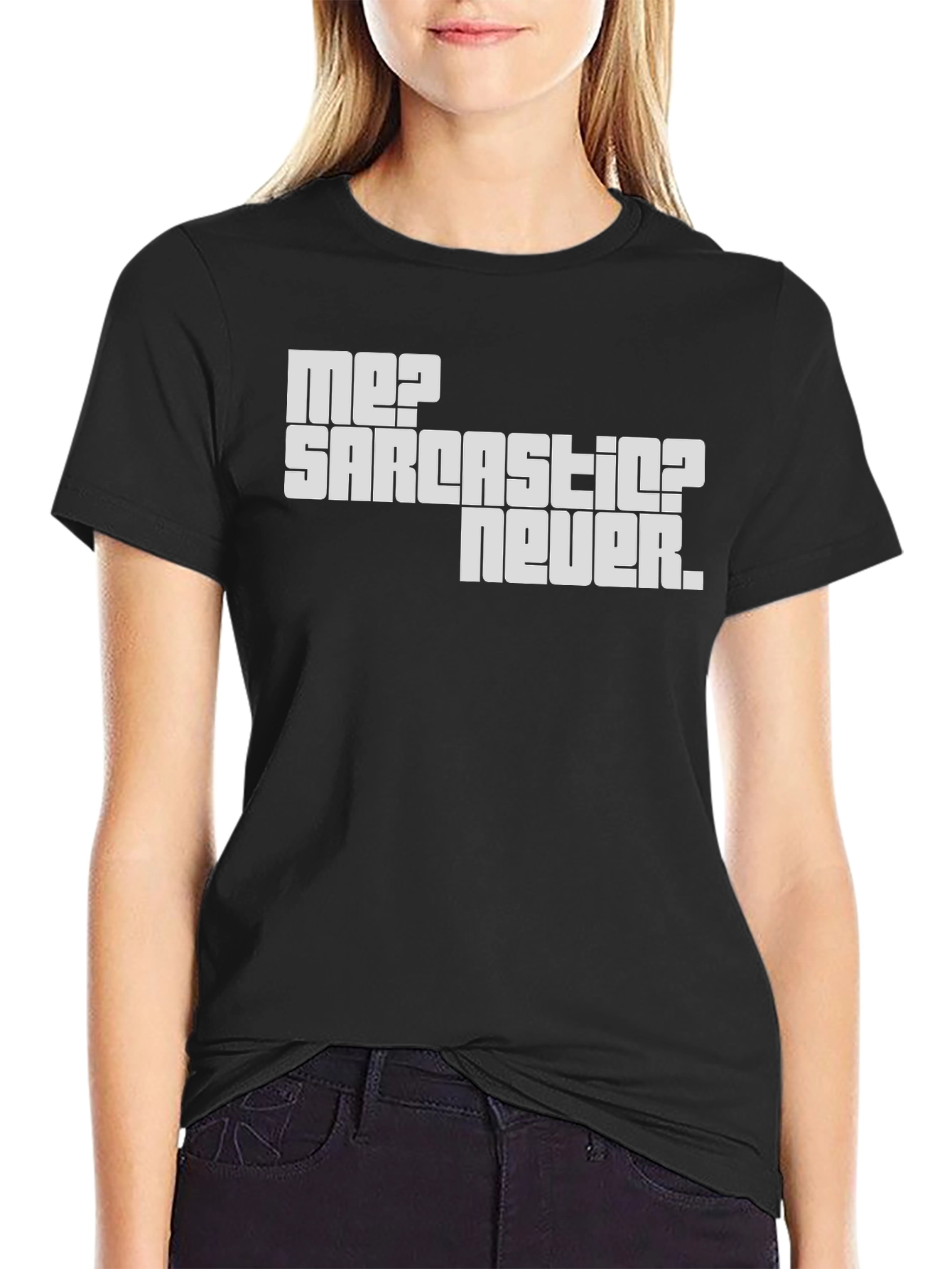 Sarcastic? Never! Men's Graphic T-Shirt - 2
