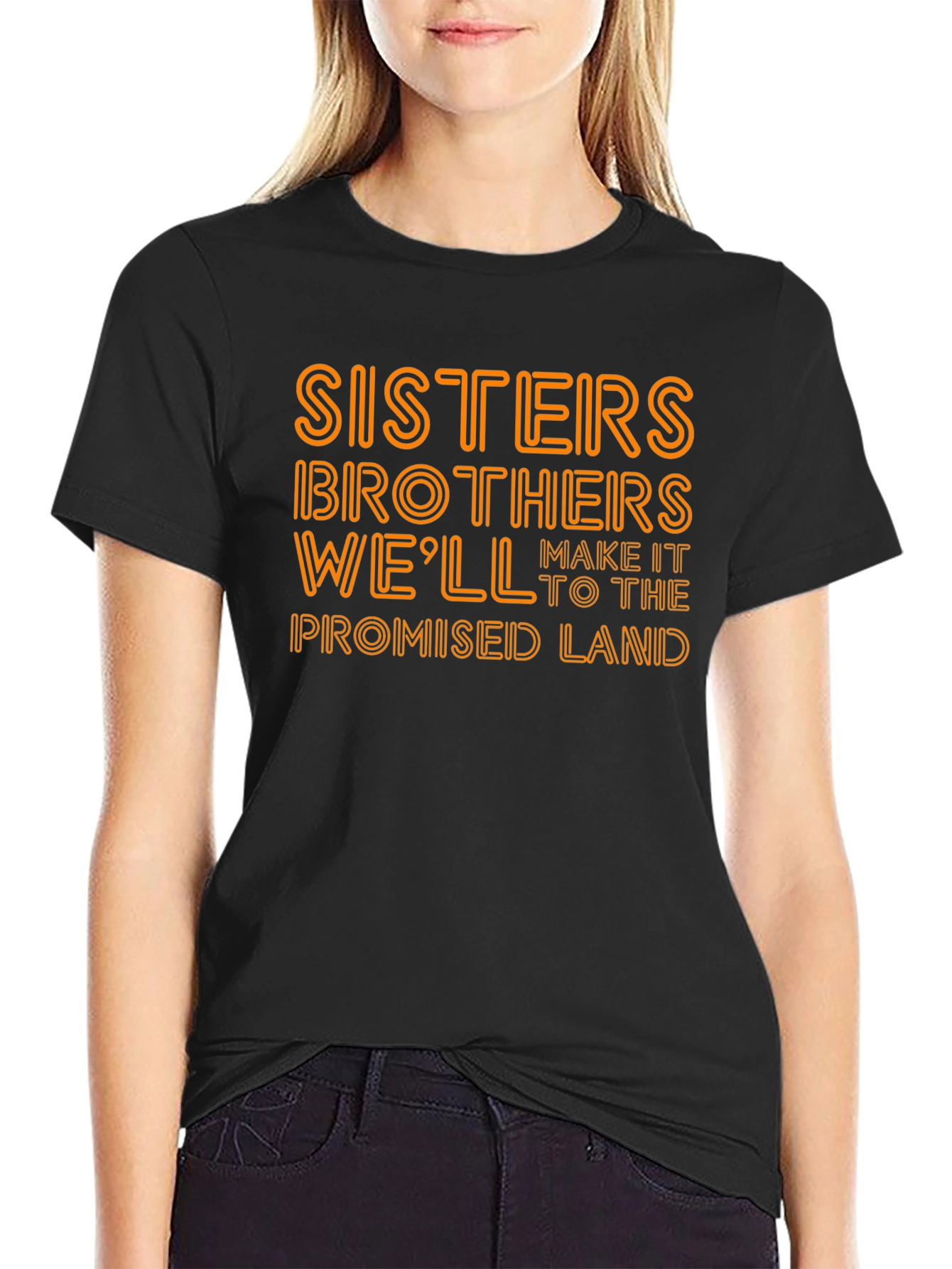 Black Sisters Brothers Graphic T-Shirt view 2