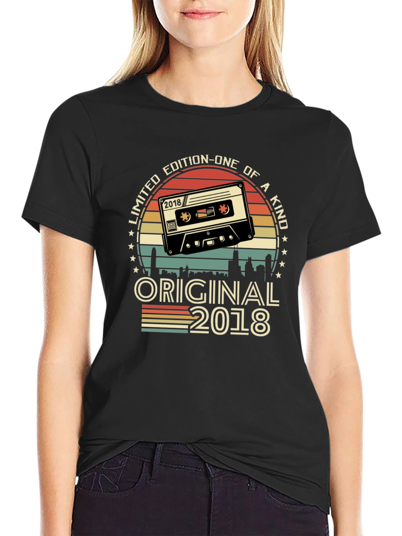 Black Original 2018 Limited Edition Cassette T-Shirt view 2