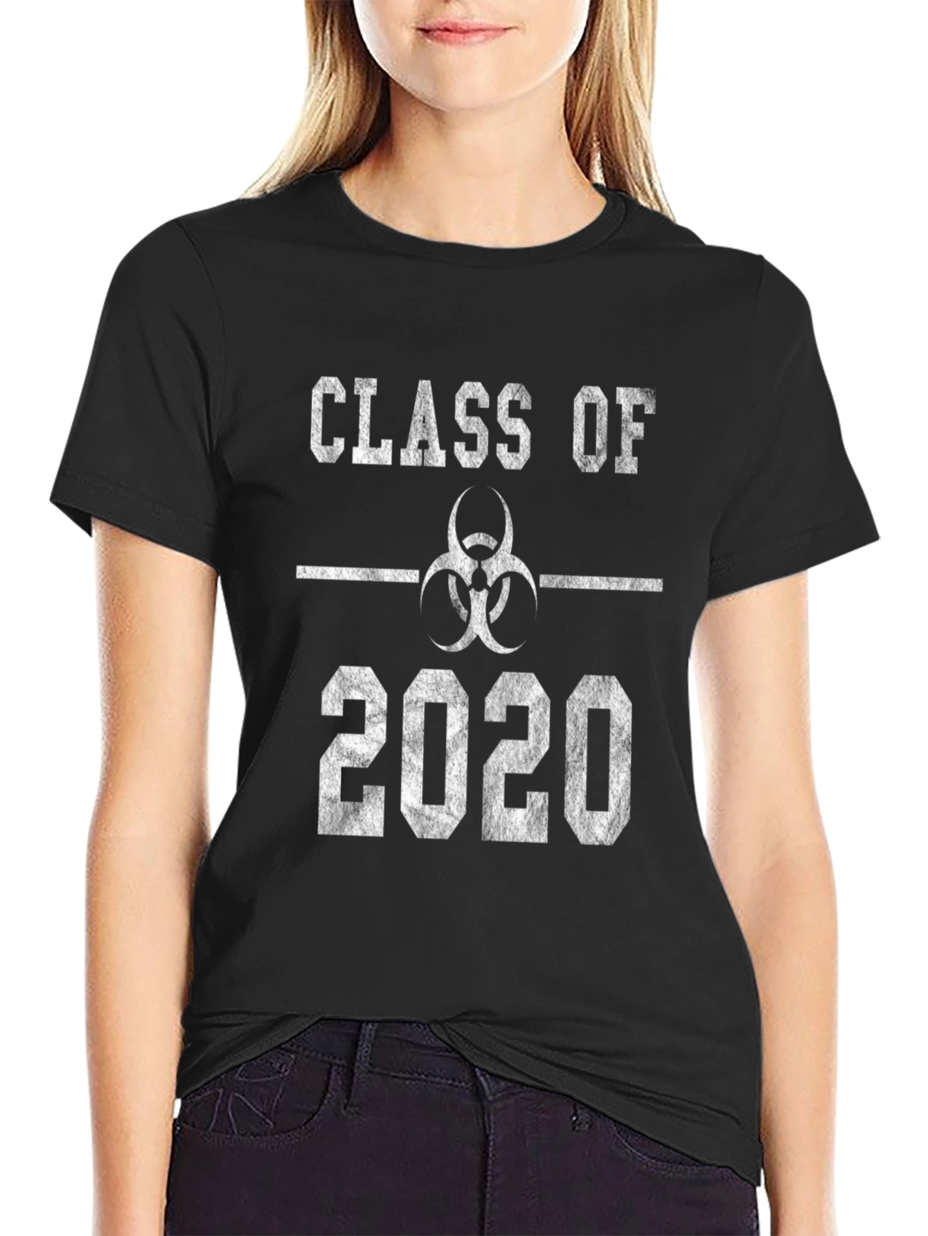 Black Class of 2020 Biohazard T-Shirt view 2