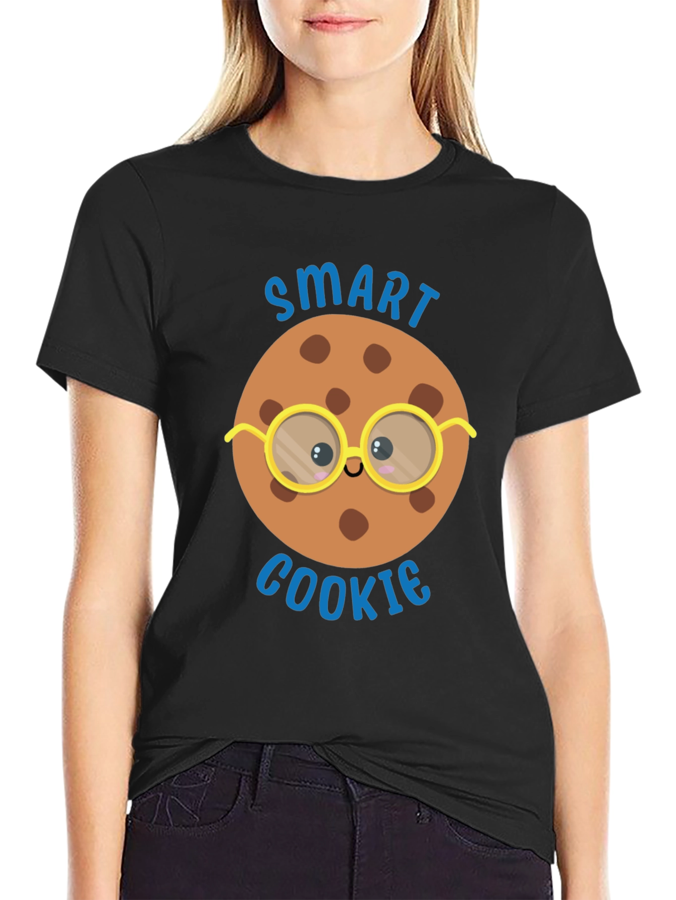 Black Smart Cookie T-Shirt view 2