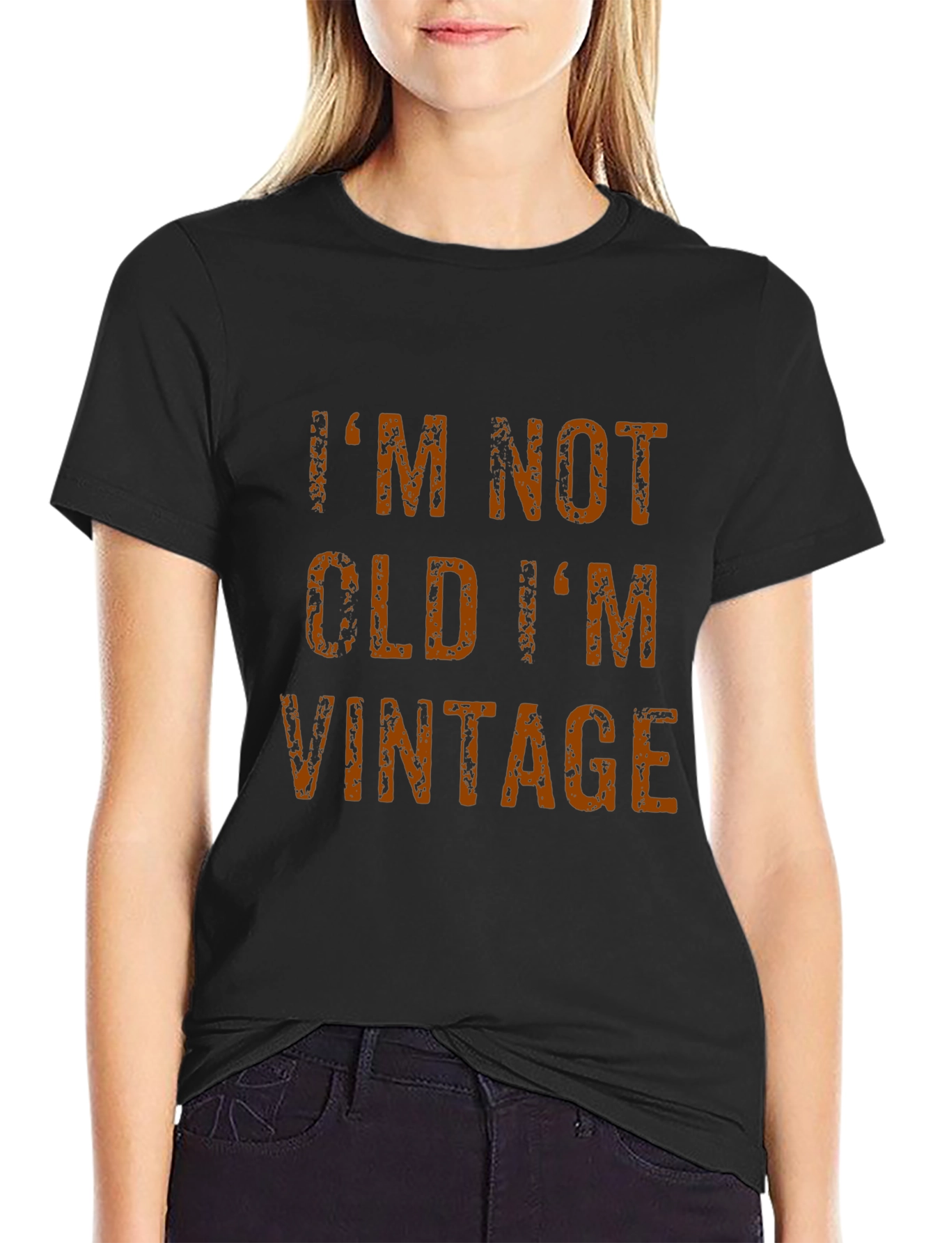 Black I'm Not Old, I'm Vintage T-Shirt view 2