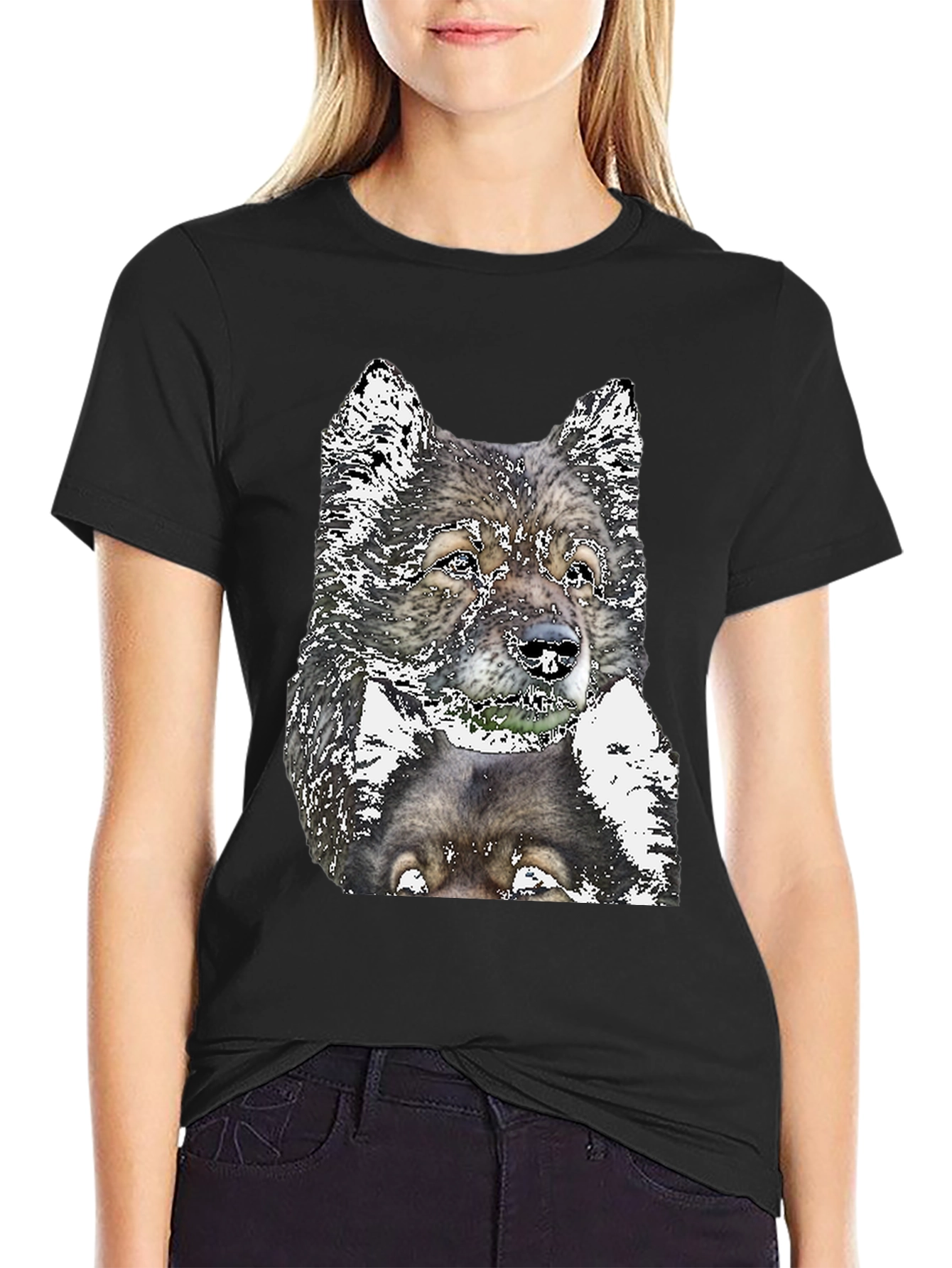 Black Dog Graphic T-Shirt view 2