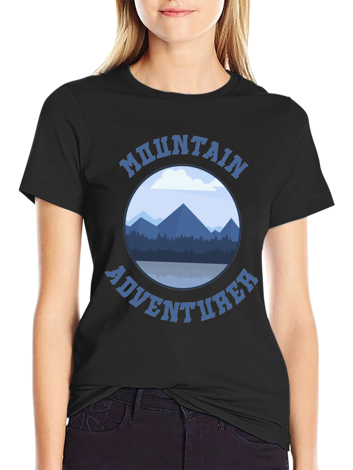 Black Mountain Adventurer Graphic Tee - Black view 2