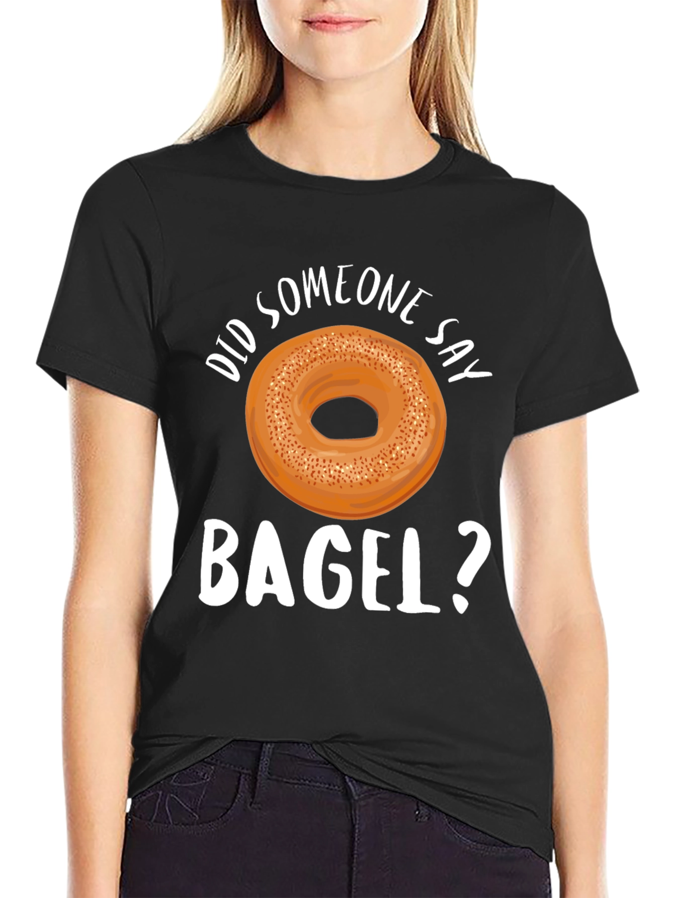 Did Someone Say Bagel? Graphic T-Shirt - 2
