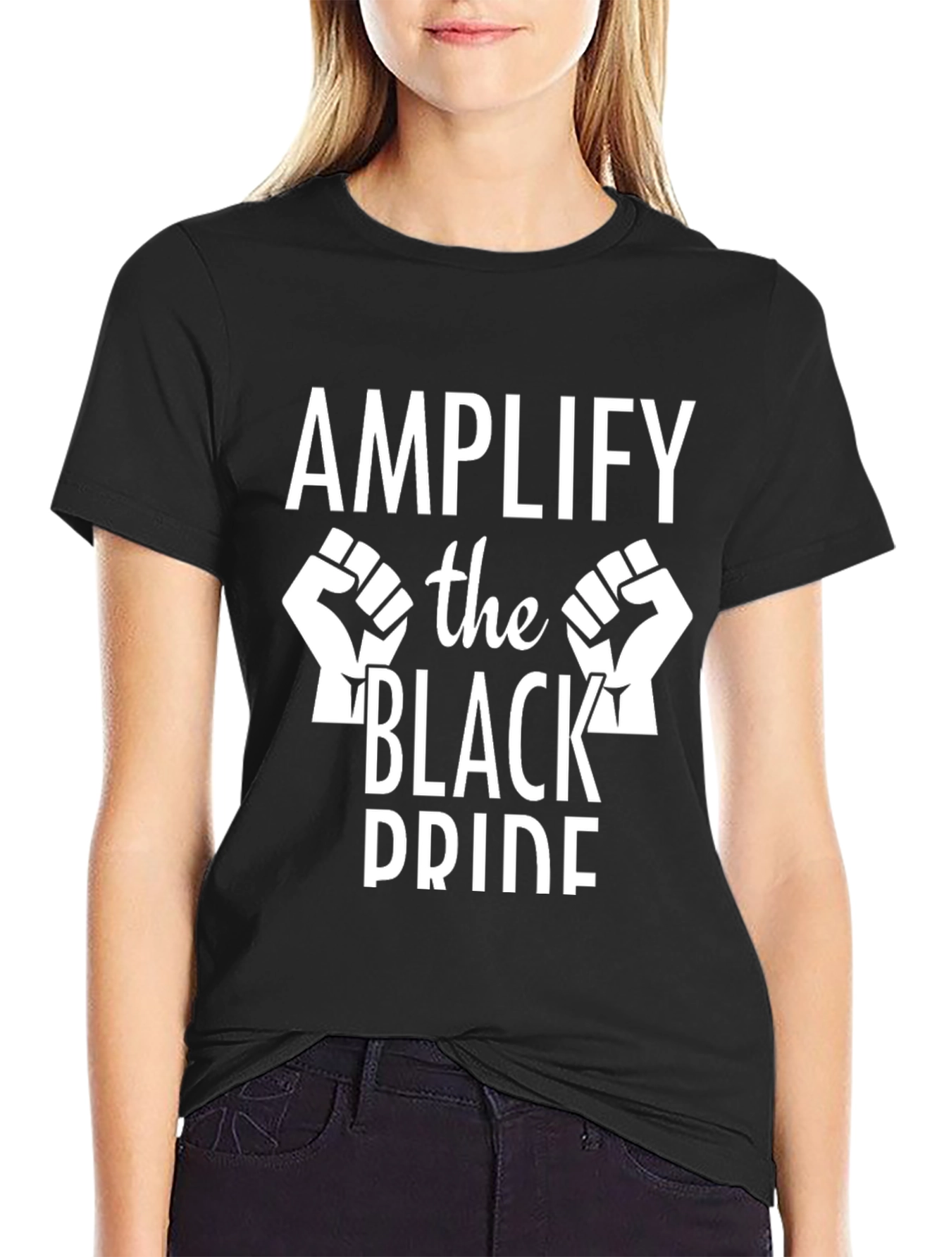 Black Amplify Black Pride Graphic T-Shirt view 2