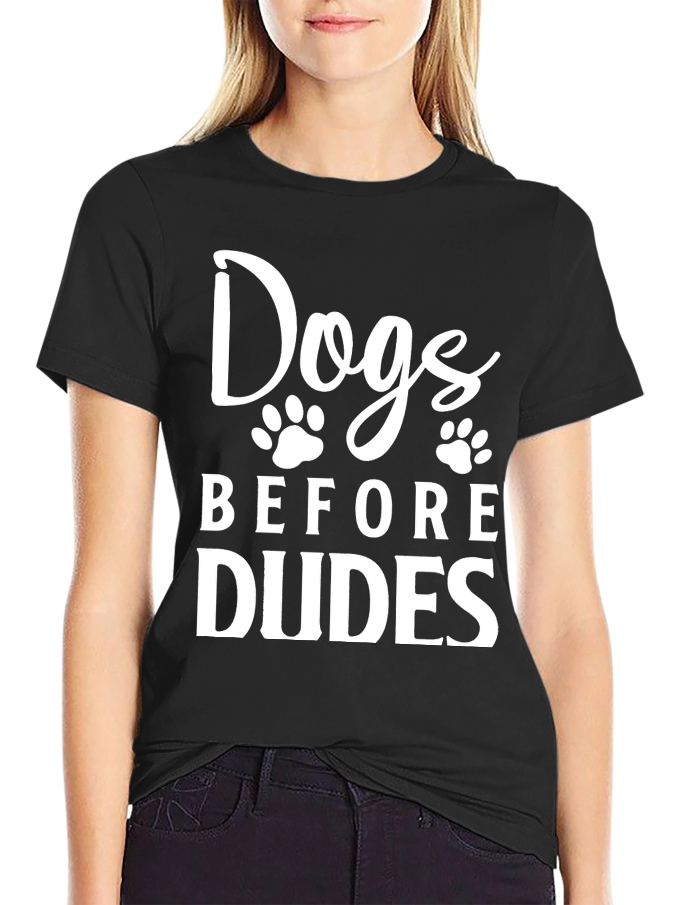 Dogs Before Dudes Graphic Tee - 2
