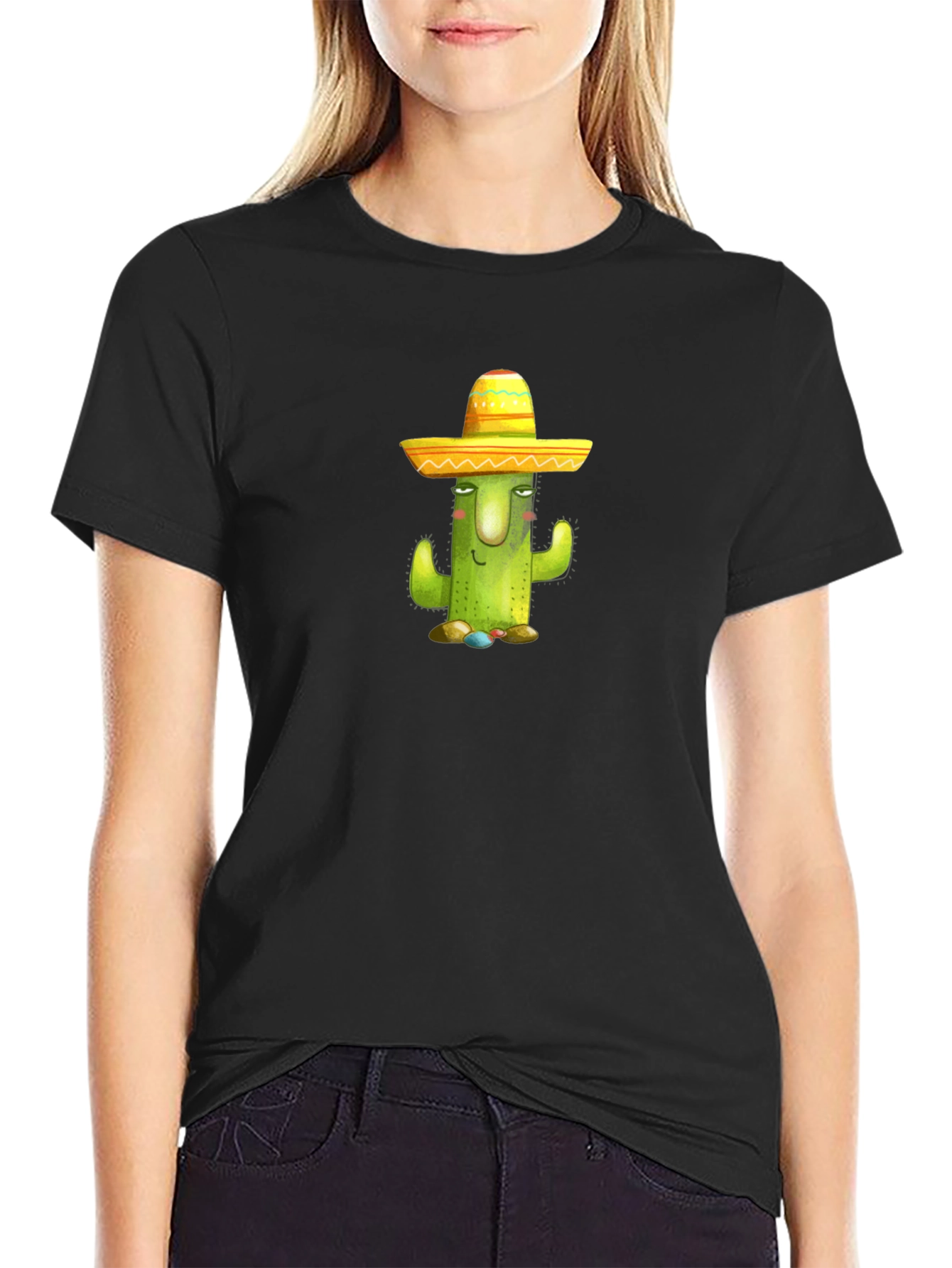 Cactus Wearing Sombrero T-Shirt - 2