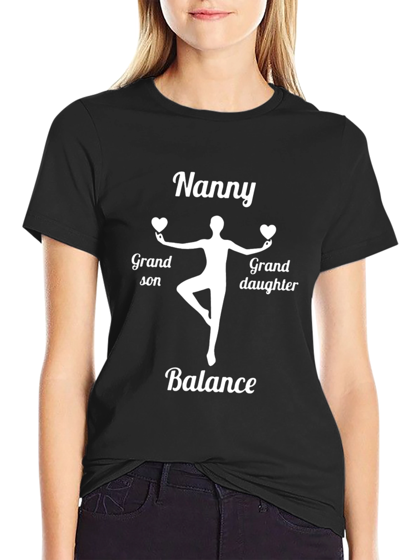Nanny Balance Grandson Granddaughter T-Shirt - 2