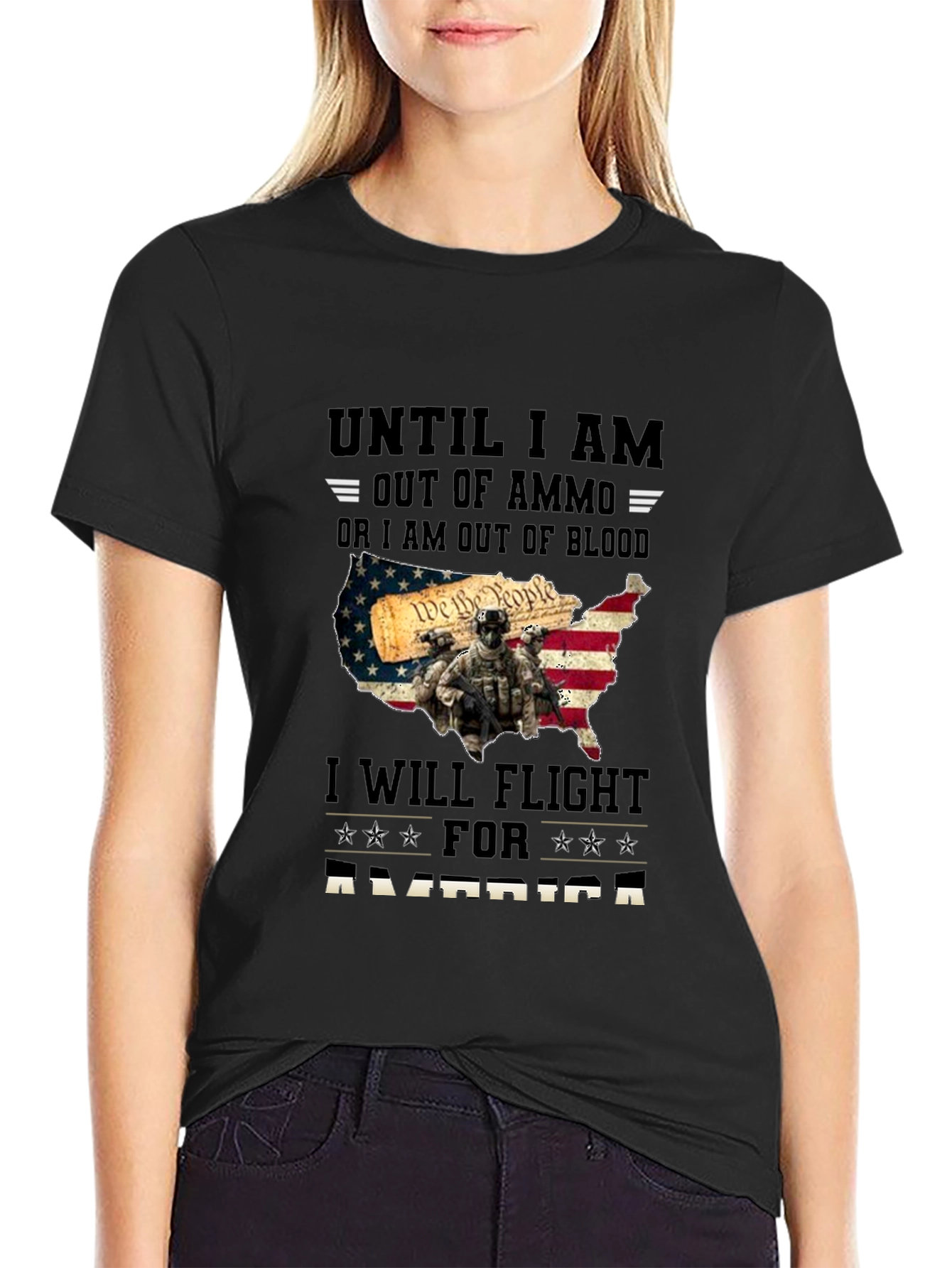 Patriotic T-Shirt: Until I am Out of Ammo - 2