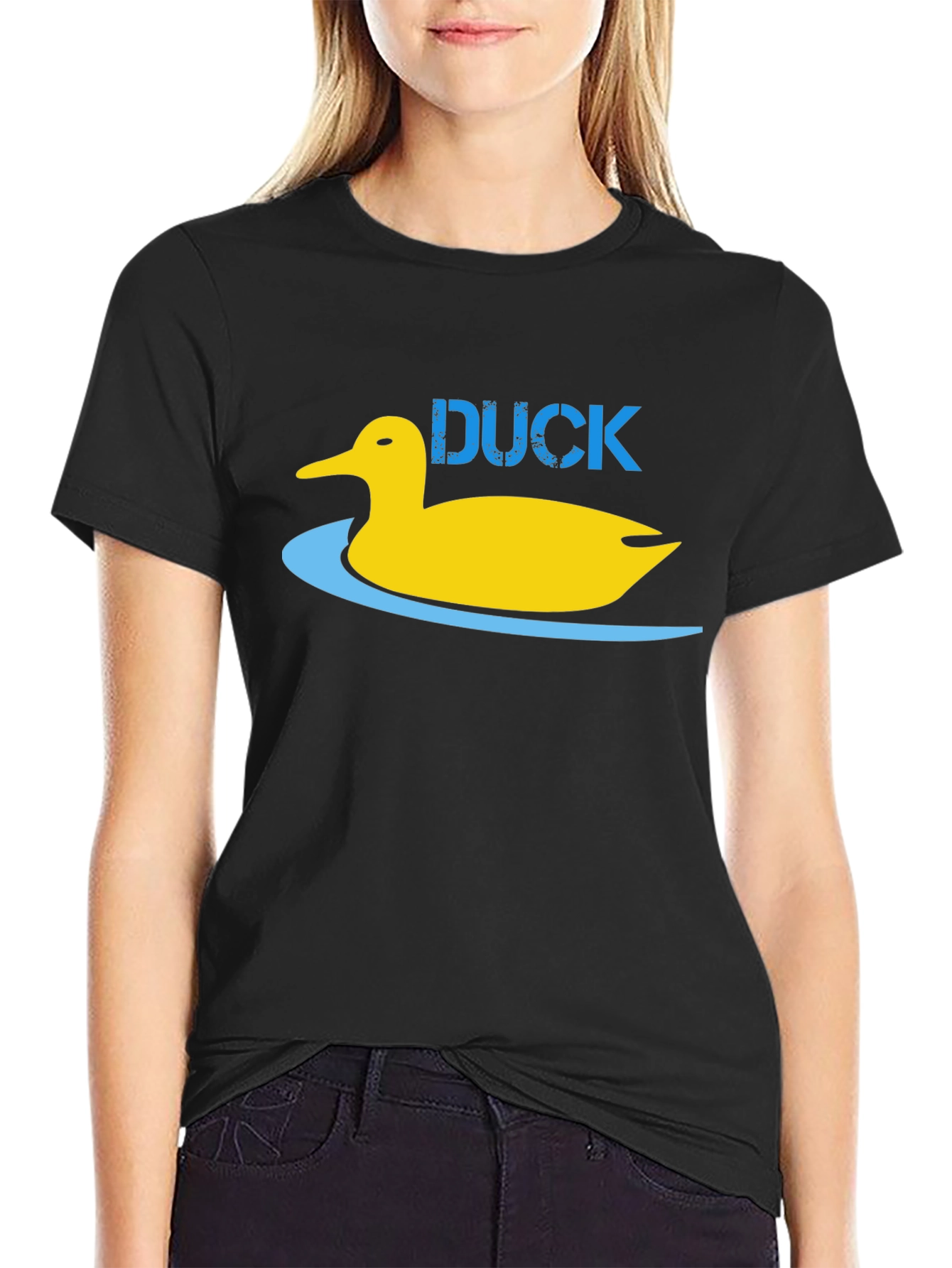 Black Duck Graphic T-Shirt - Stylish & Comfortable Black Tee view 2