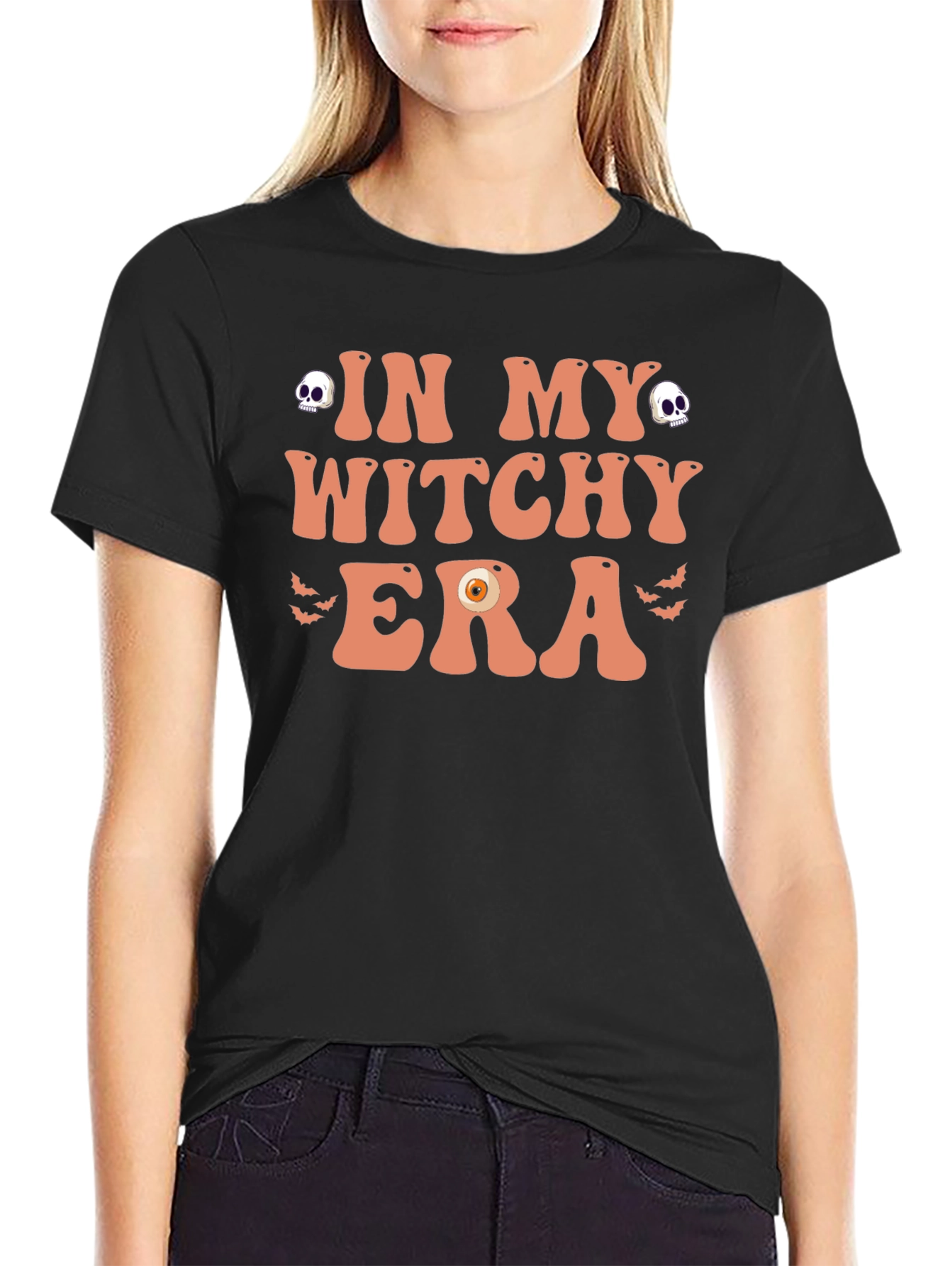 Black Witchy Era T-Shirt - Halloween Tee view 2