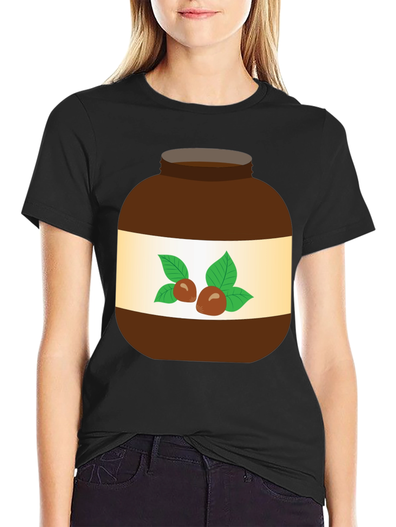Nutella Jar Graphic T-Shirt - Fun Foodie Tee - 2