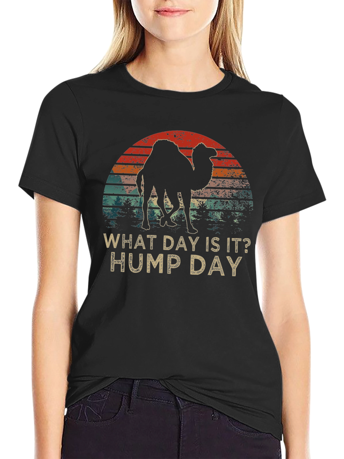 Black Hump Day Camel T-Shirt view 2