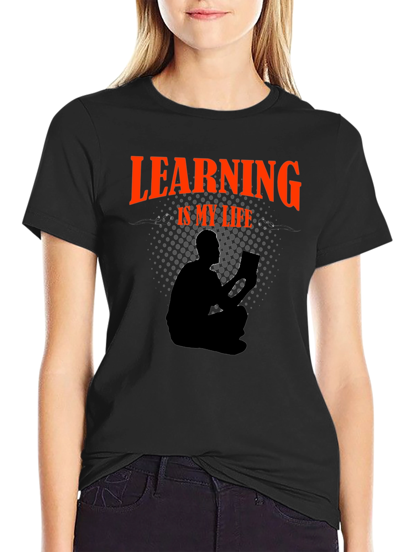 Black Learning is My Life T-Shirt view 2