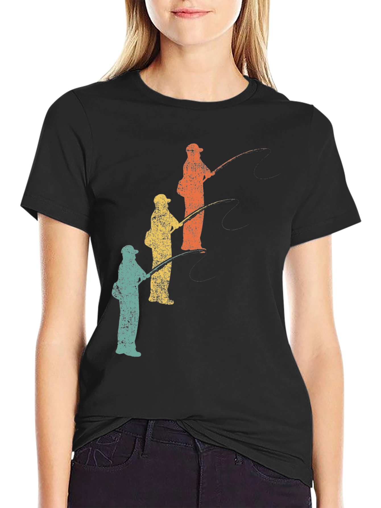 Retro Fishing Trip T-Shirt - Father & Children - 2