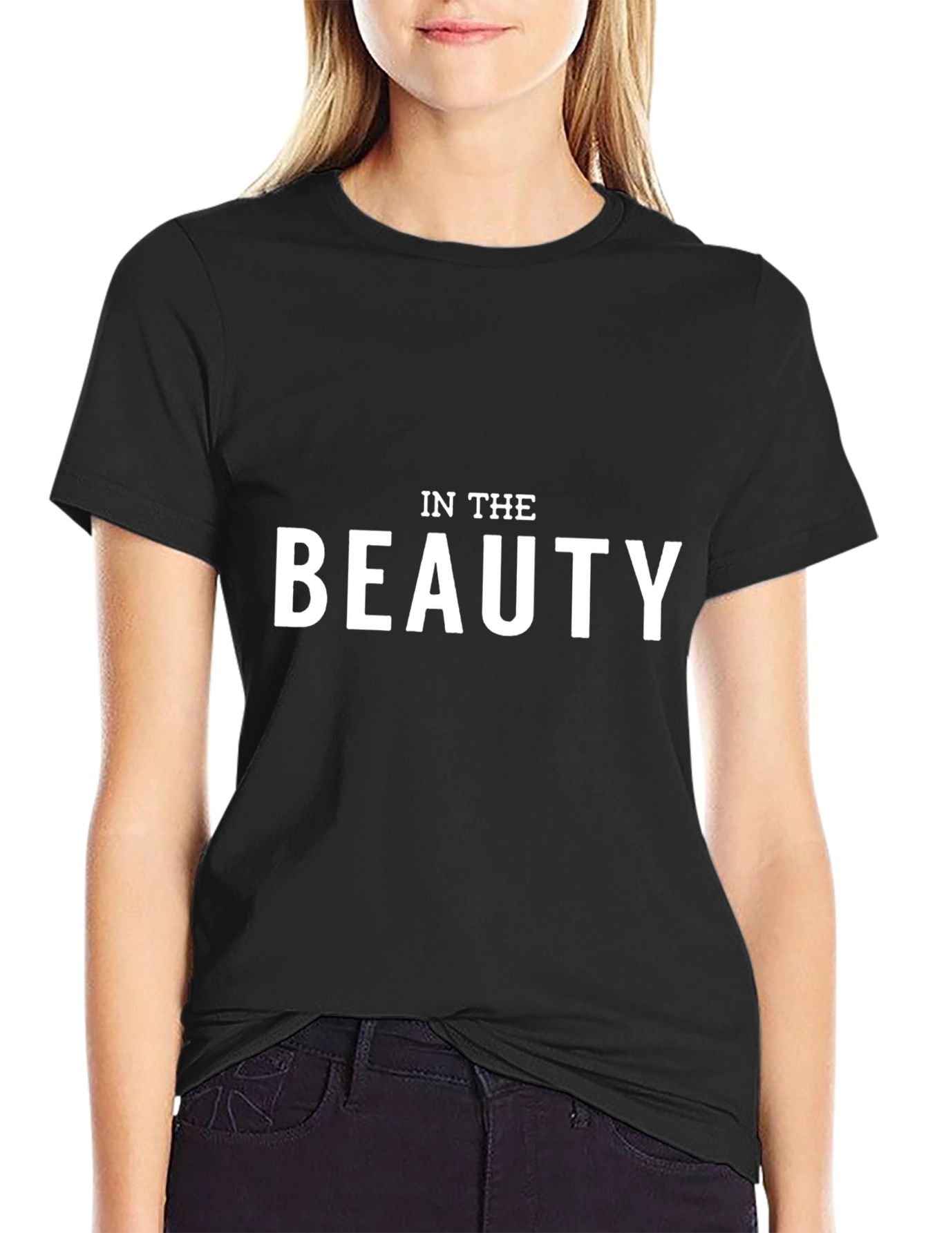 Black In The Beauty Black Graphic T-Shirt view 2