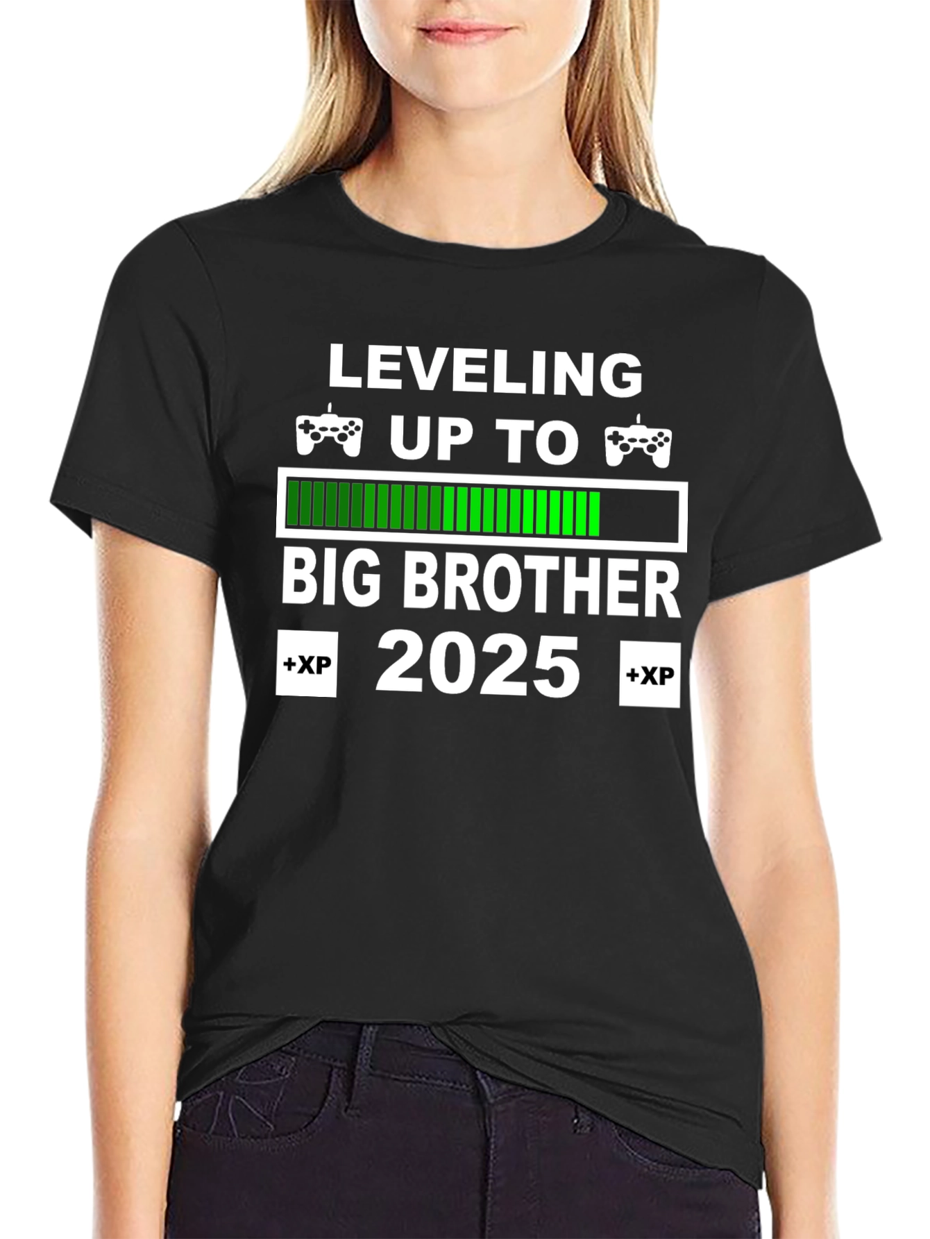 Black Leveling Up to Big Brother 2025 T-Shirt view 2