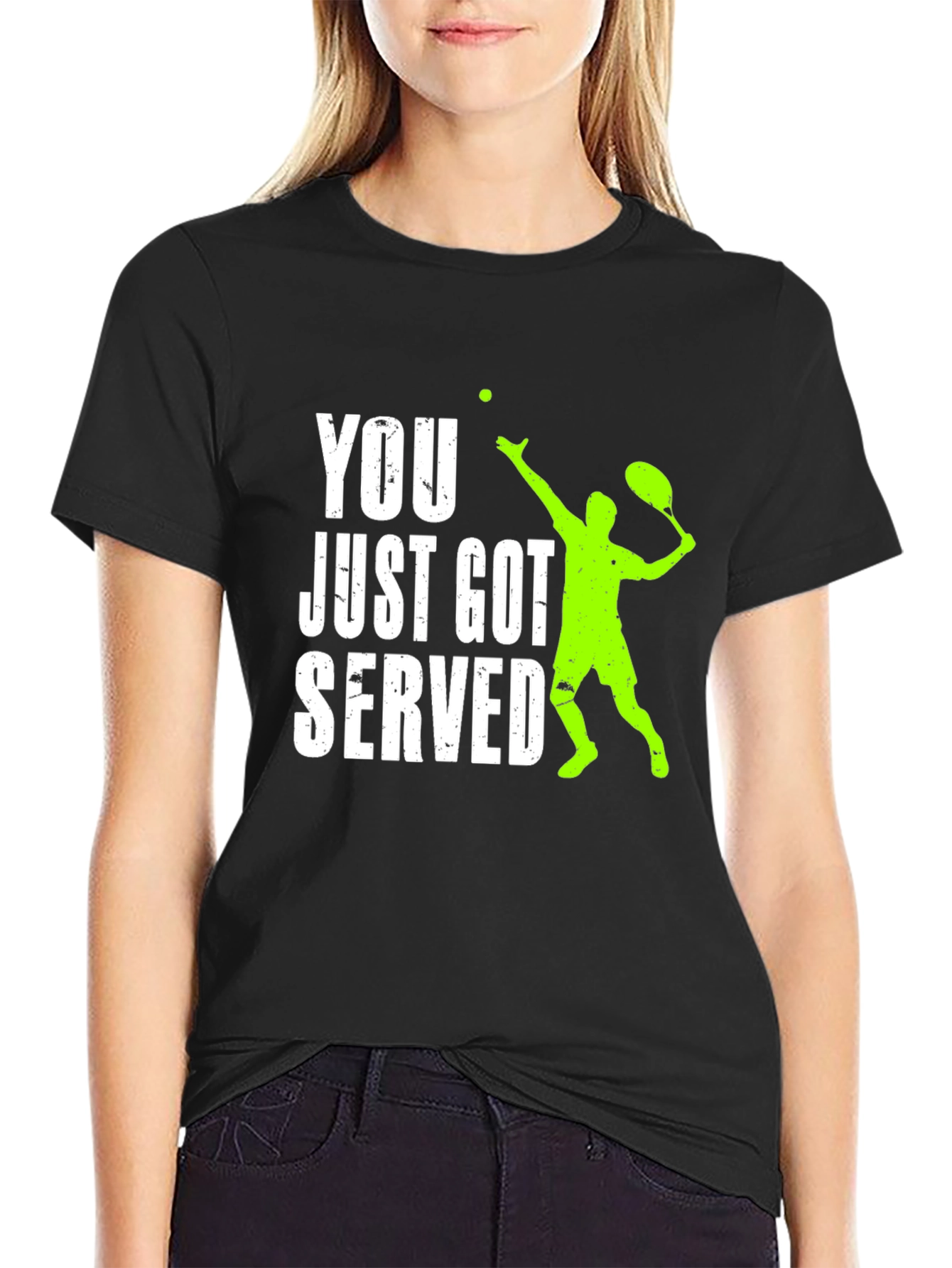 Funny Tennis Serve Graphic T-Shirt - 2