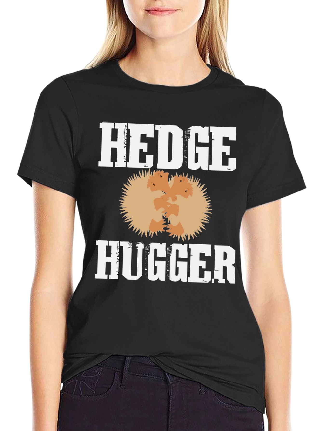 Black Hedge Hugger Graphic T-Shirt view 2