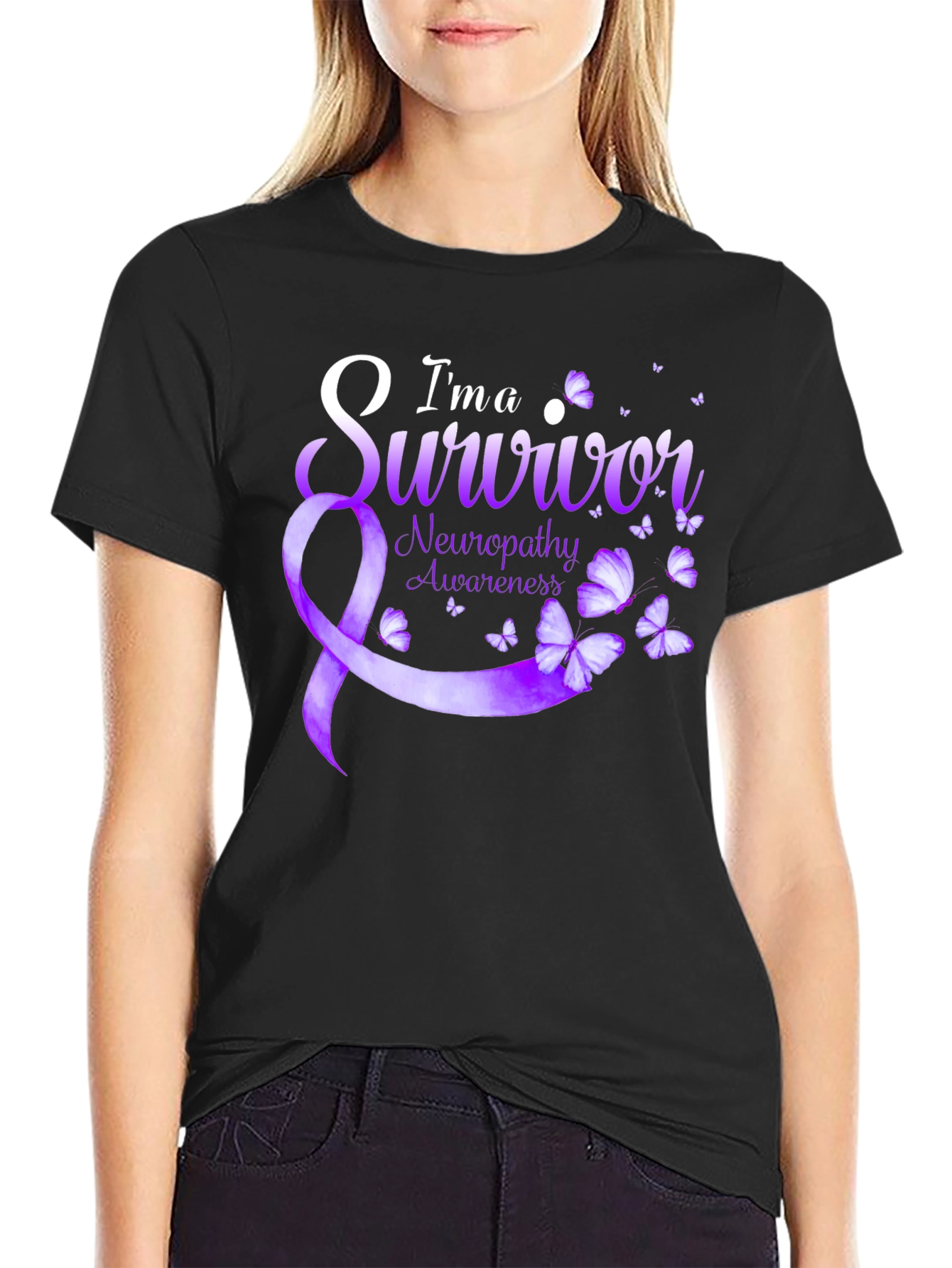 Neuropathy Awareness Survivor T-Shirt - 2
