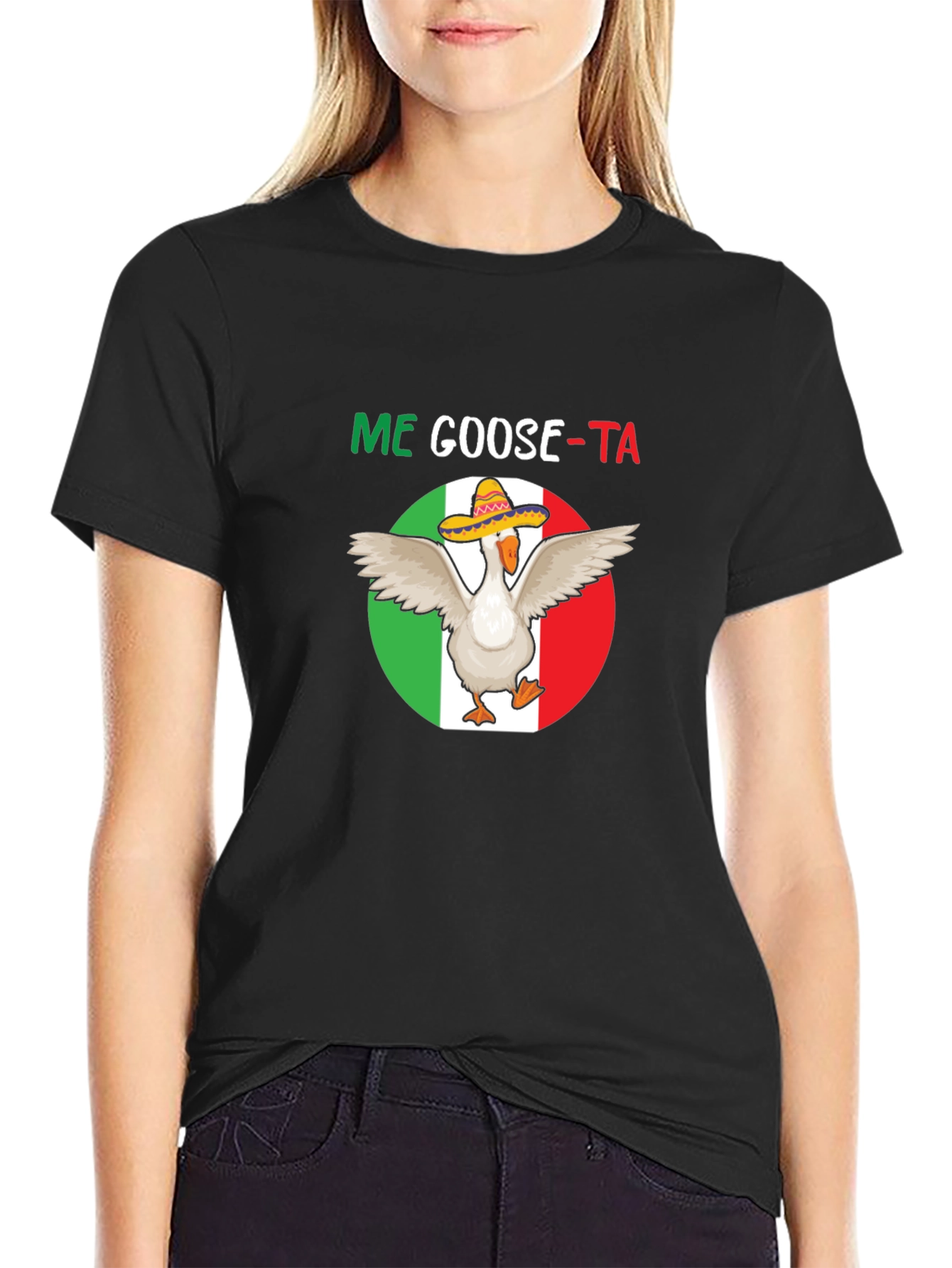 Black Me Goose-ta T-Shirt view 2