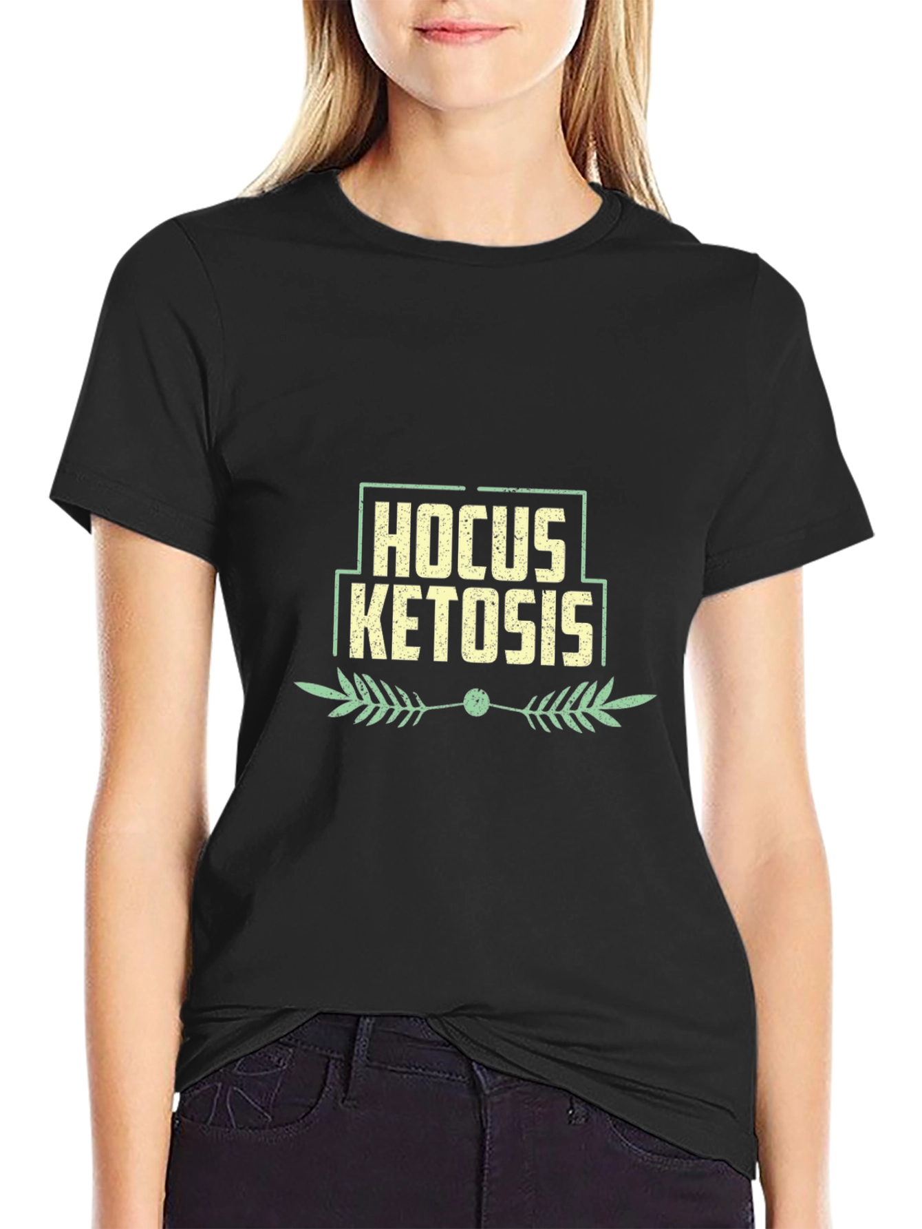 Black Hocus Ketosis Graphic Tee - Black view 2
