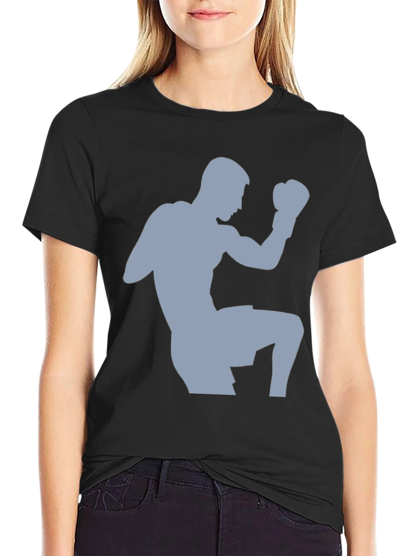 Martial Arts Kickboxer Black T-Shirt - 2