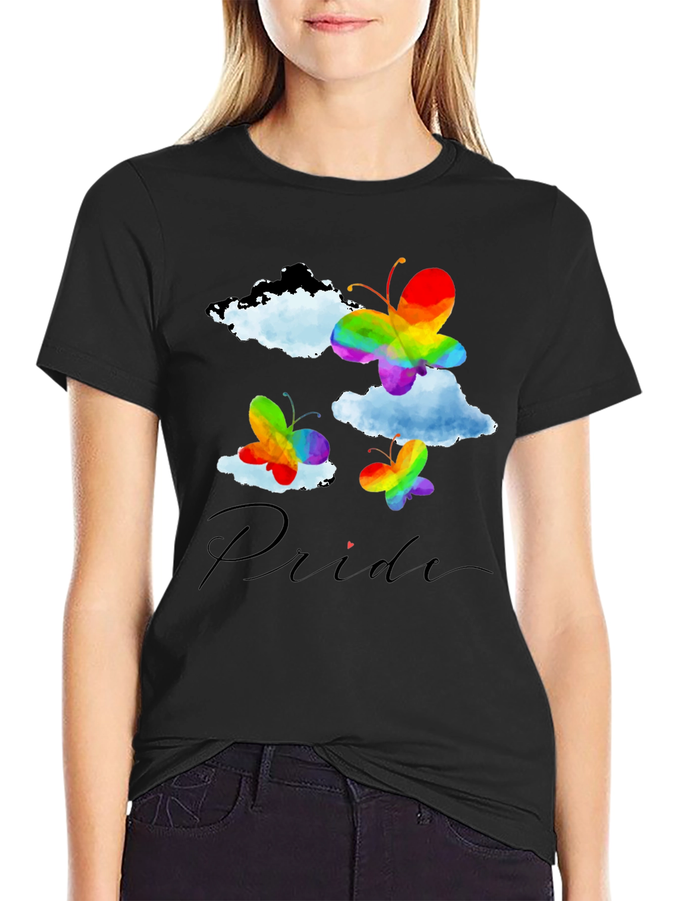 Black Pride Butterfly Graphic Tee - Celebrate Love! view 2