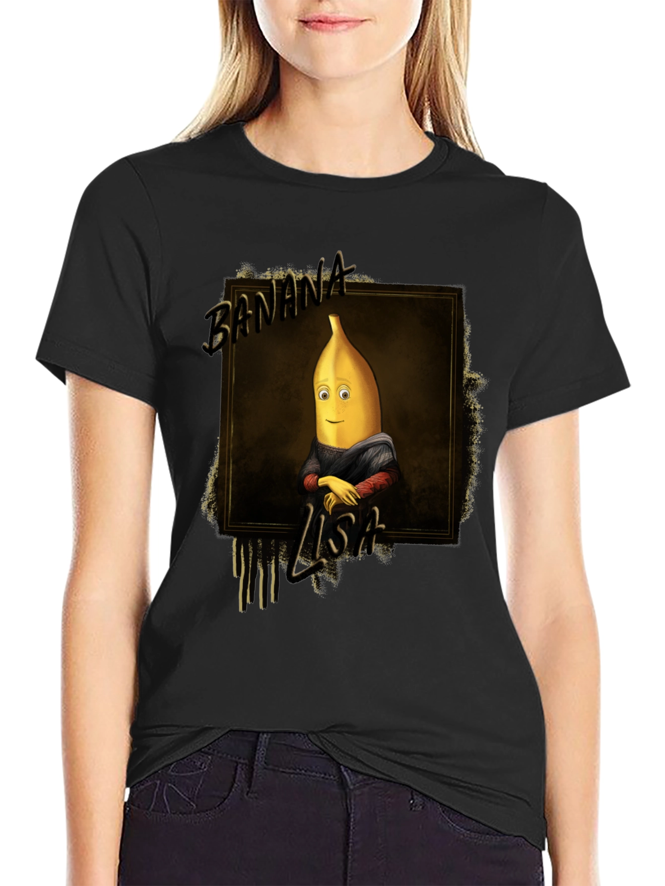 Black Banana Lisa Graphic Tee - Unique & Humorous view 2