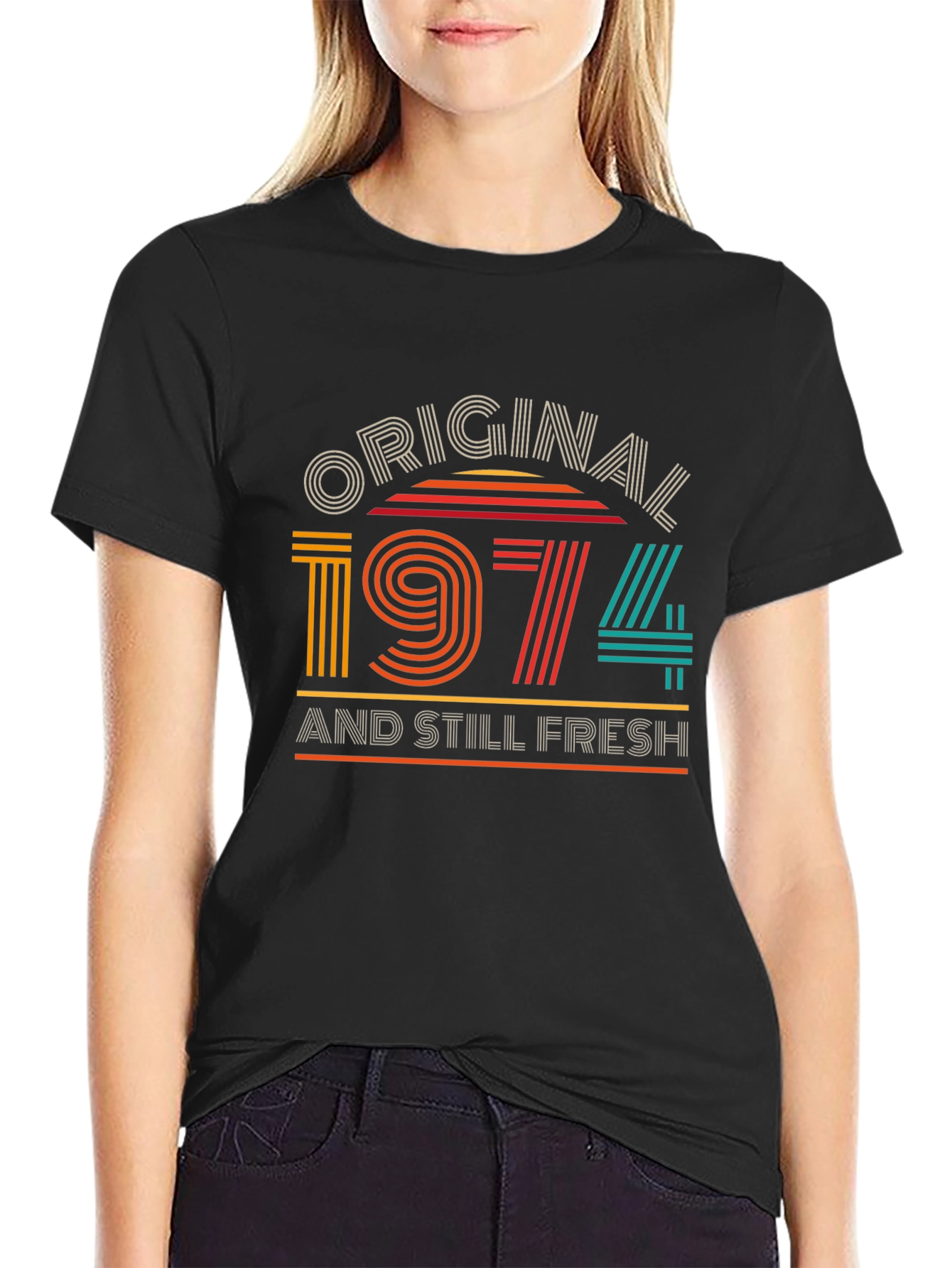 Black Original 1974 Still Fresh Graphic T-Shirt view 2