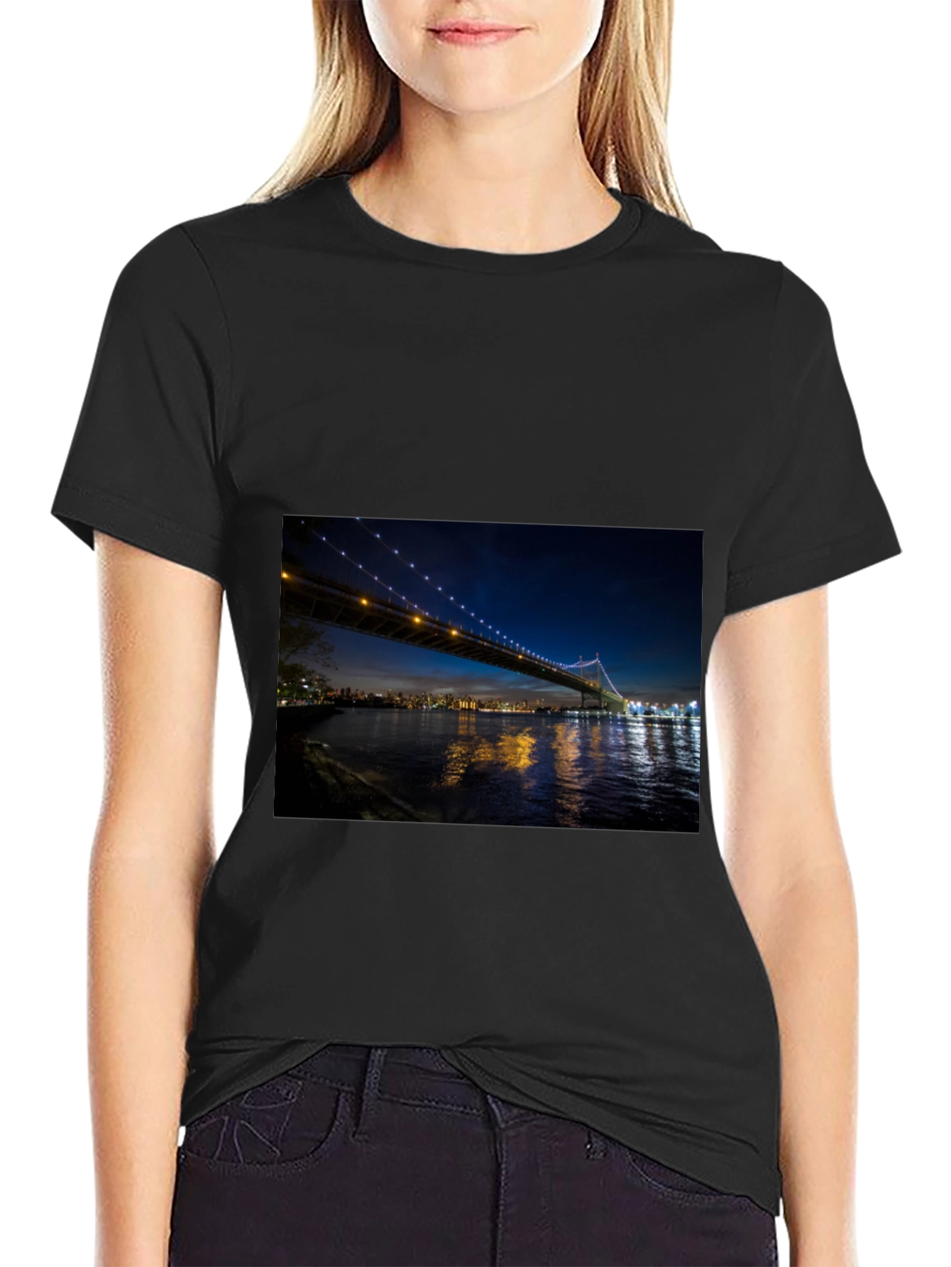 Black Night Bridge T-Shirt view 2