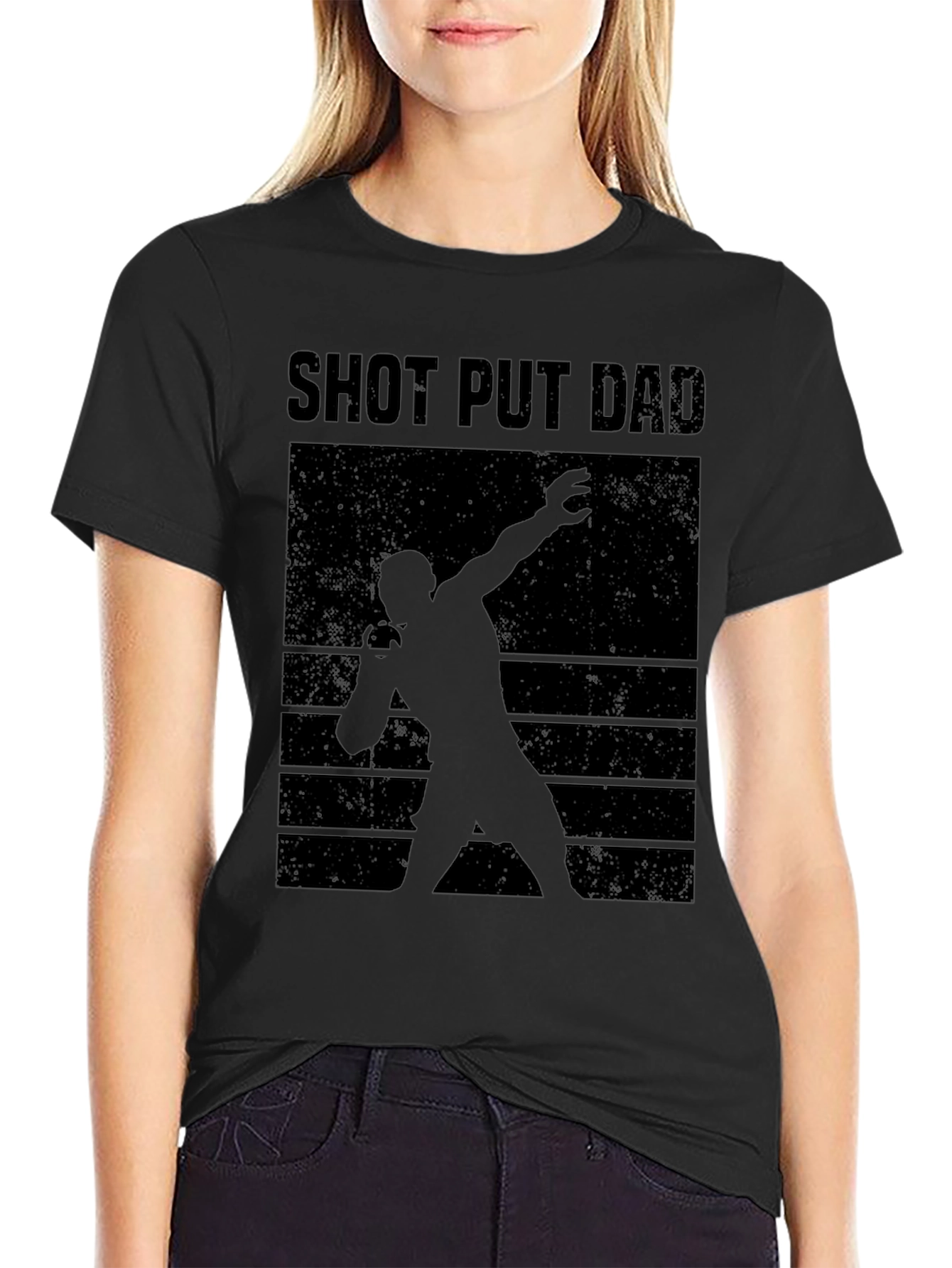 Shot Put Dad Graphic Tee - Athletics Father's Day Gift - 2