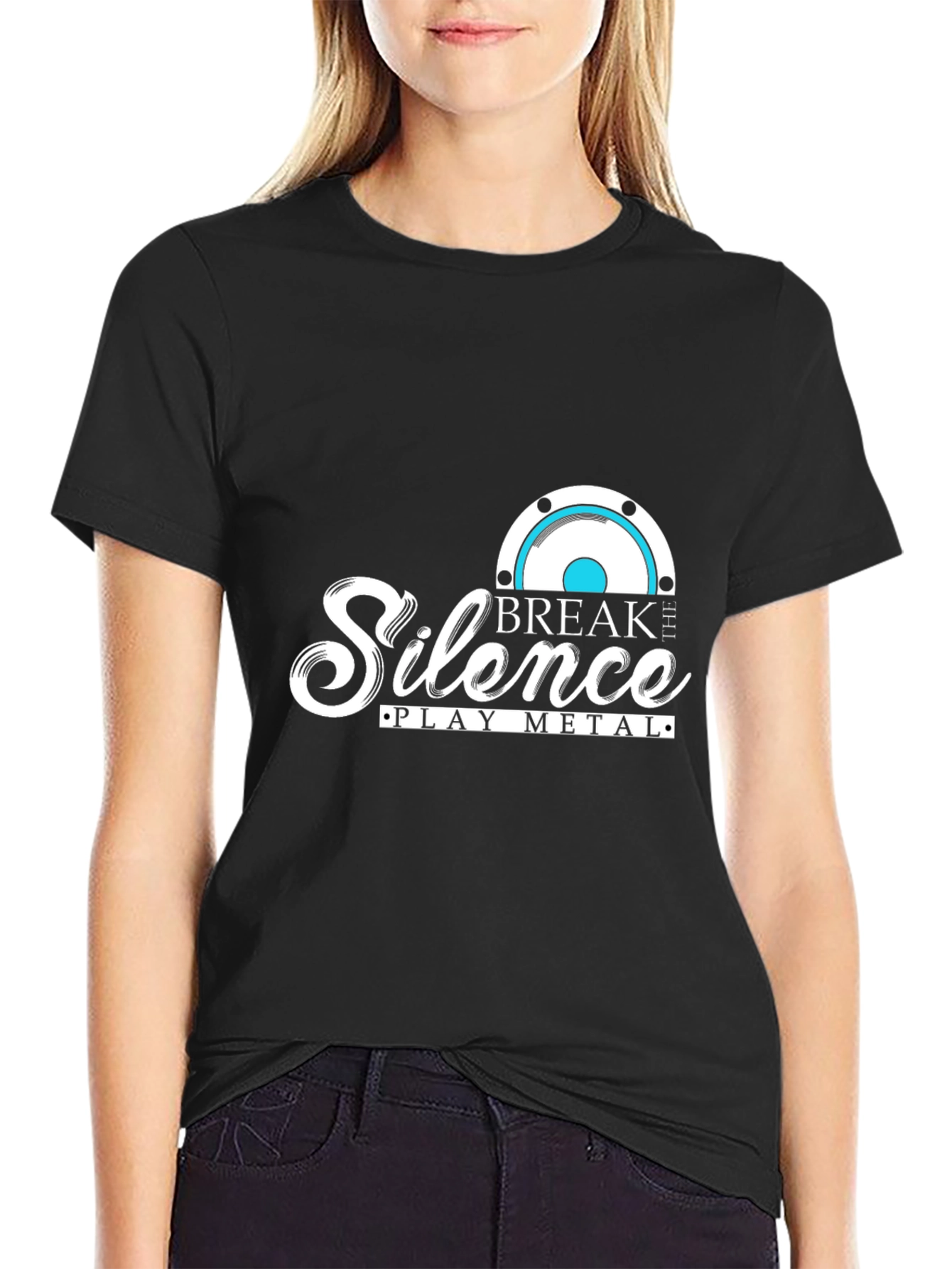 Black Break the Silence - Play Metal T-Shirt view 2