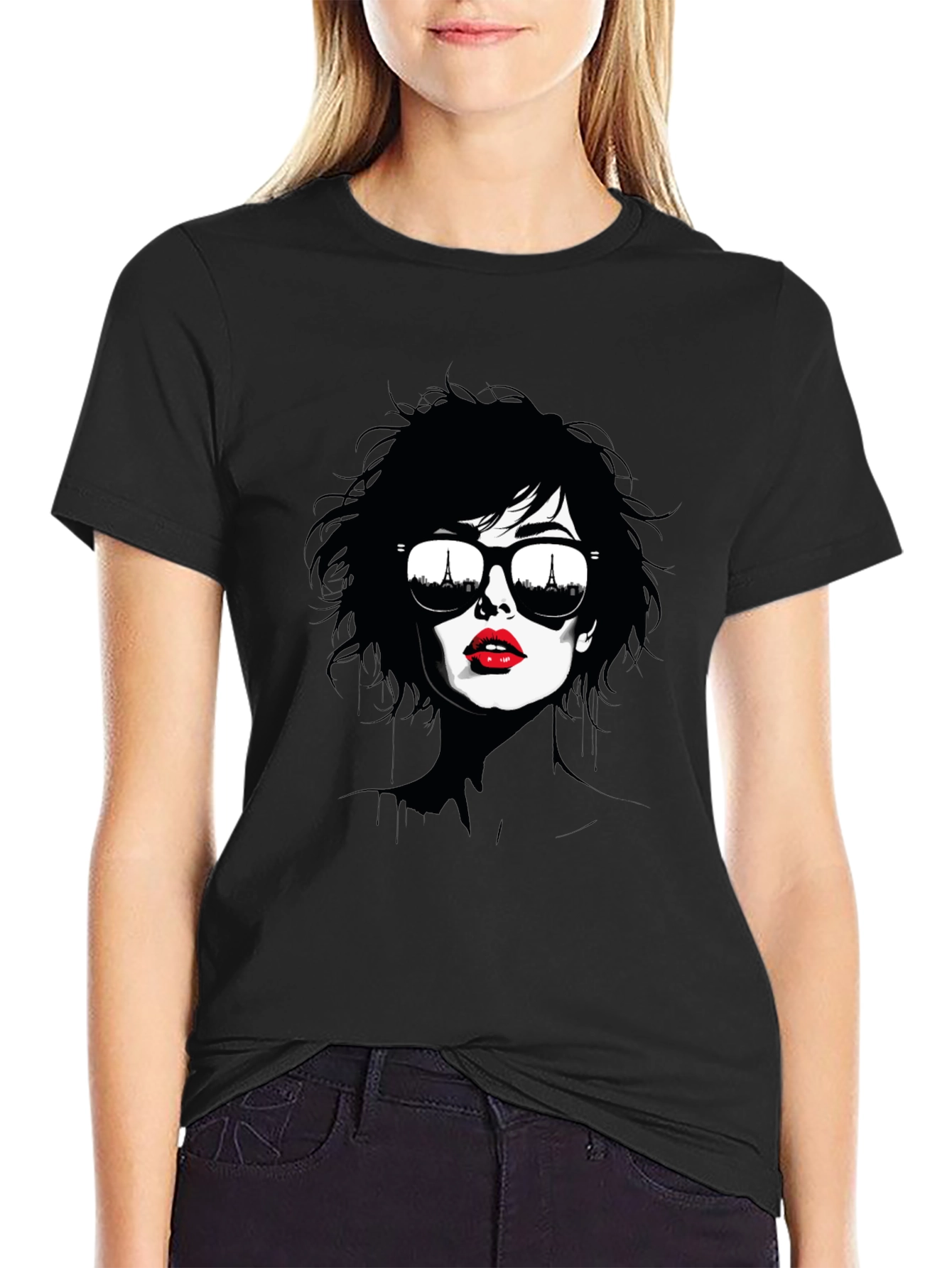 Parisian Chic Graphic Tee - 2