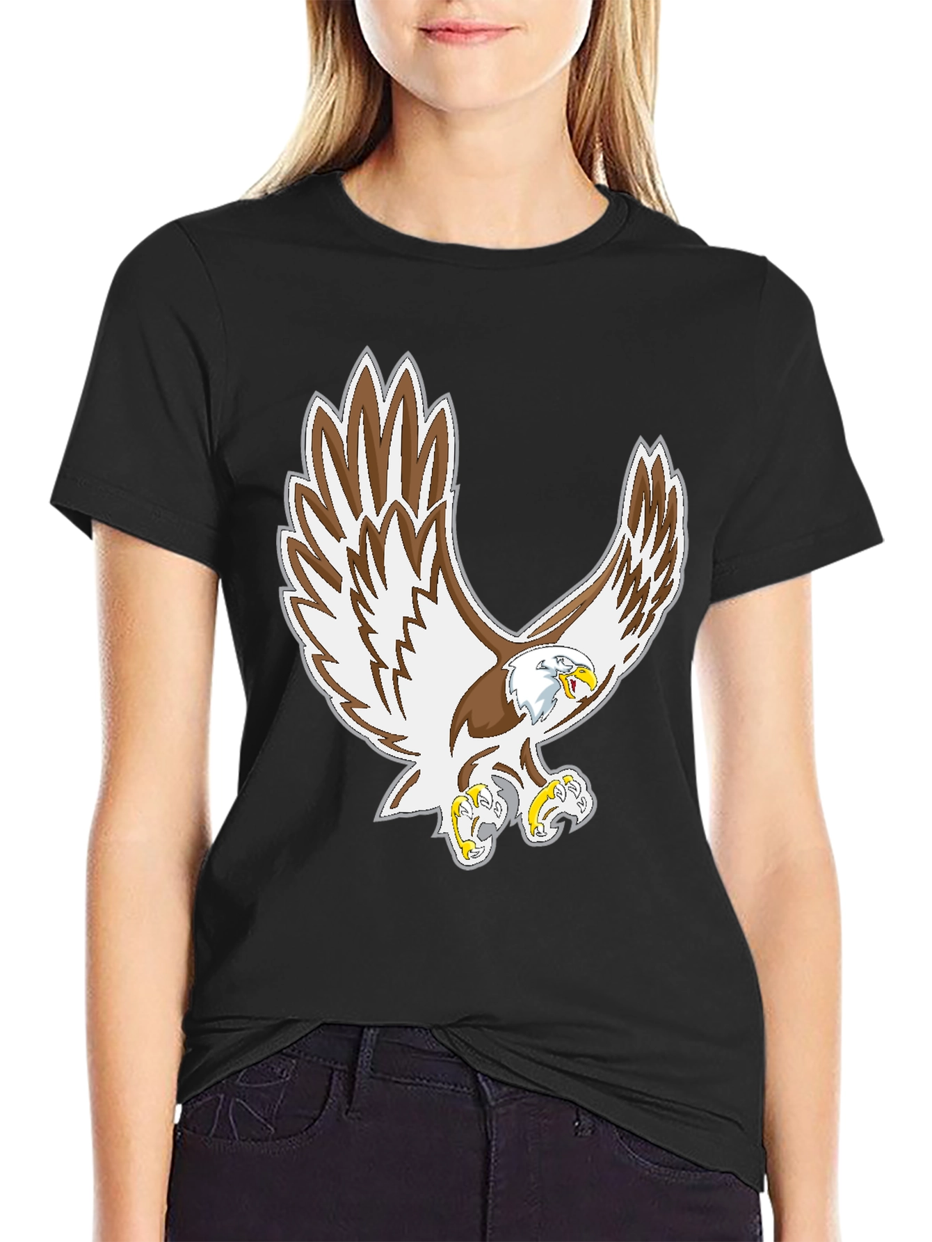 Black Eagle Graphic Tee - Men's Short Sleeve - 2