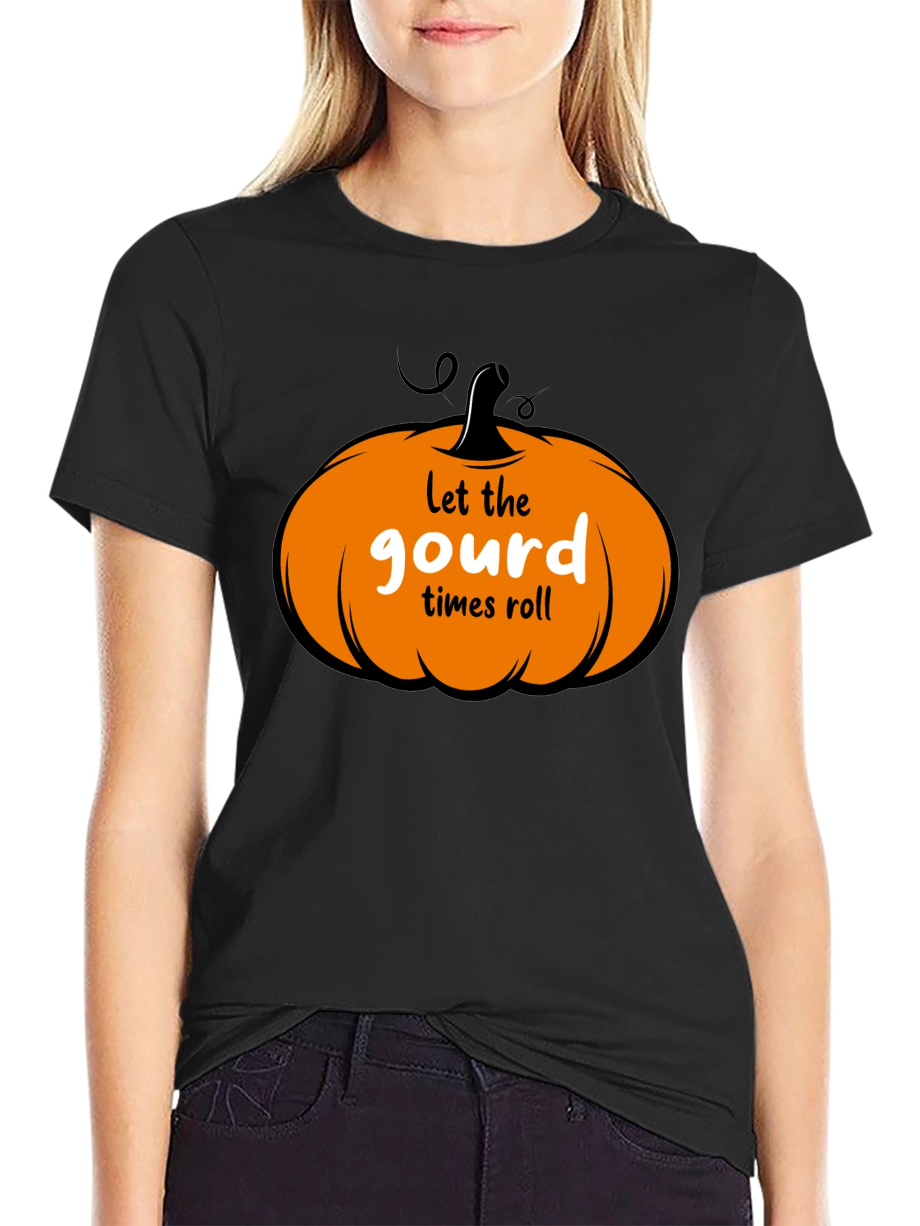 Let The Gourd Times Roll Black T-shirt - 2